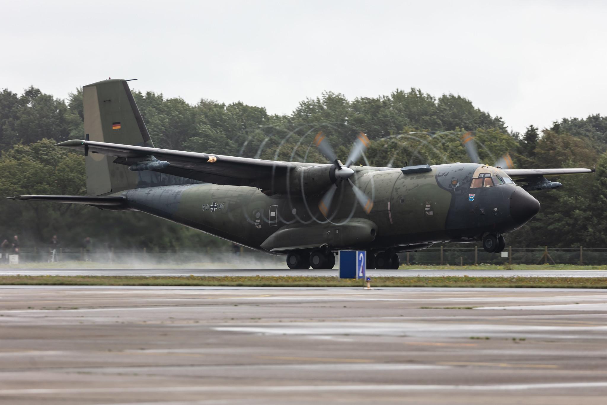 Fliegerhorst Hohn: German Air Force (/ GAF) | Transall C-160D C160 | 50+51 | MSN D73