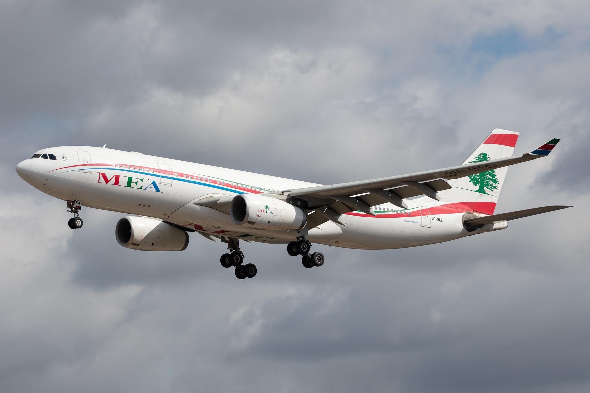 Frankfurt Airport: MEA (ME / MEA) |  Airbus A330-243 A332 | OD-MEA | MSN 0984