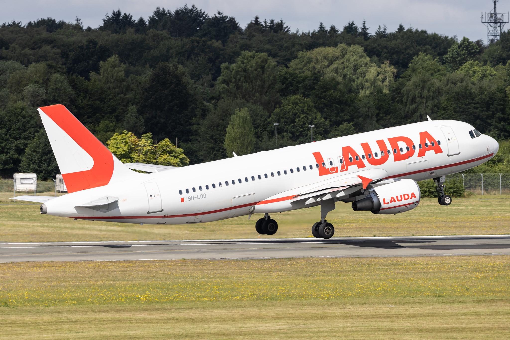 Hamburg Airport: Lauda Europe (LW / LDA) | Airbus A320-214 A320 | 9H-LOO | MSN 03027