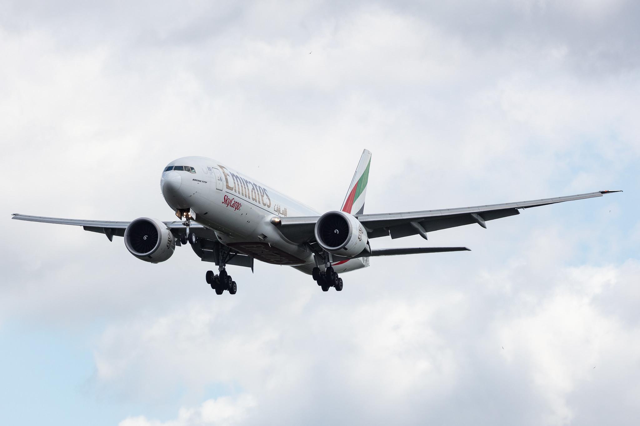 Frankfurt Airport: Emirates SkyCargo (EK / UAE) | Operator: Emirates |  Boeing 777-F1H B77L | A6-EFO | MSN 42233