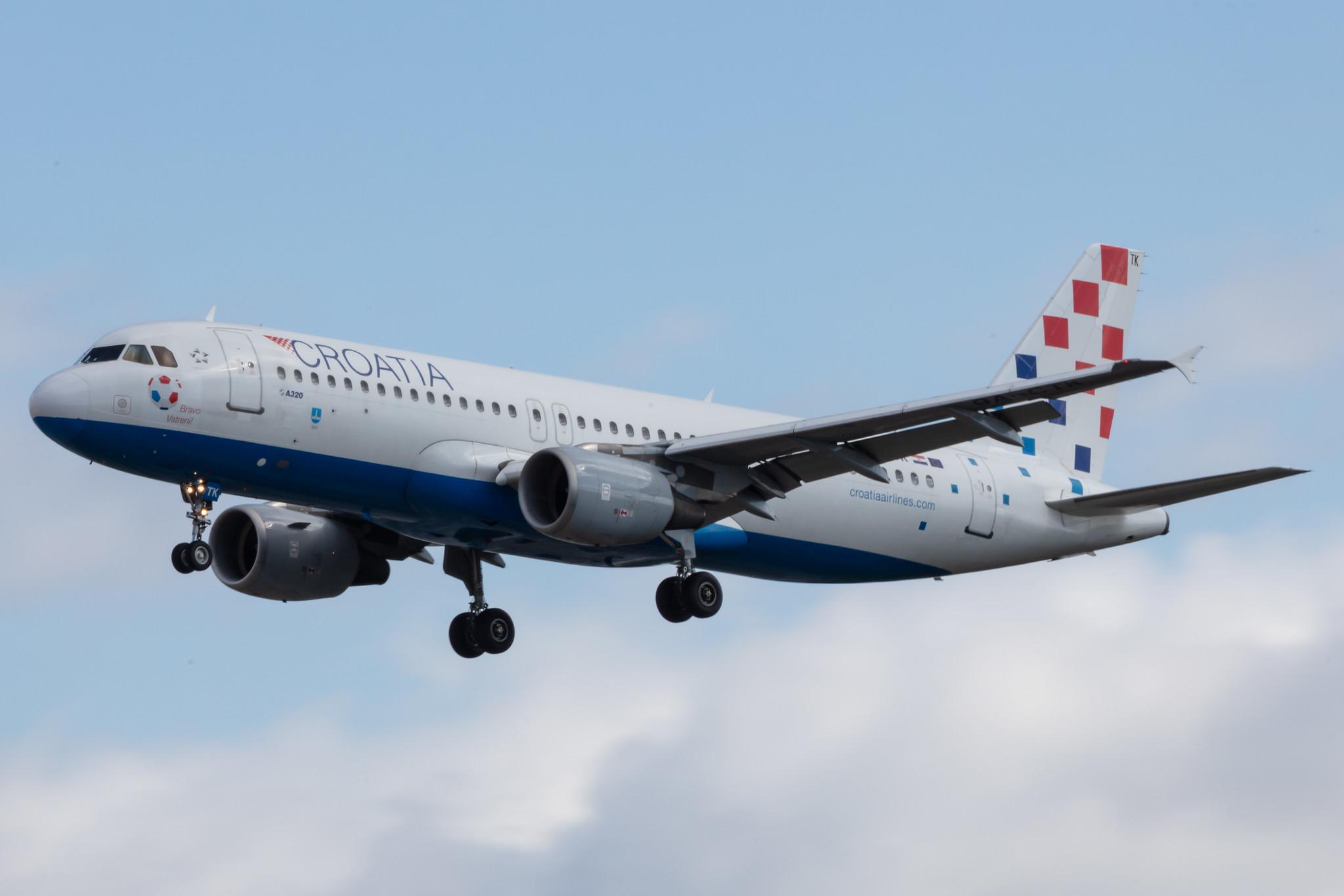 Frankfurt Airport: Croatia Airlines (OU / CTN) |  Airbus A320-214 A320 | 9A-CTK | MSN 1237