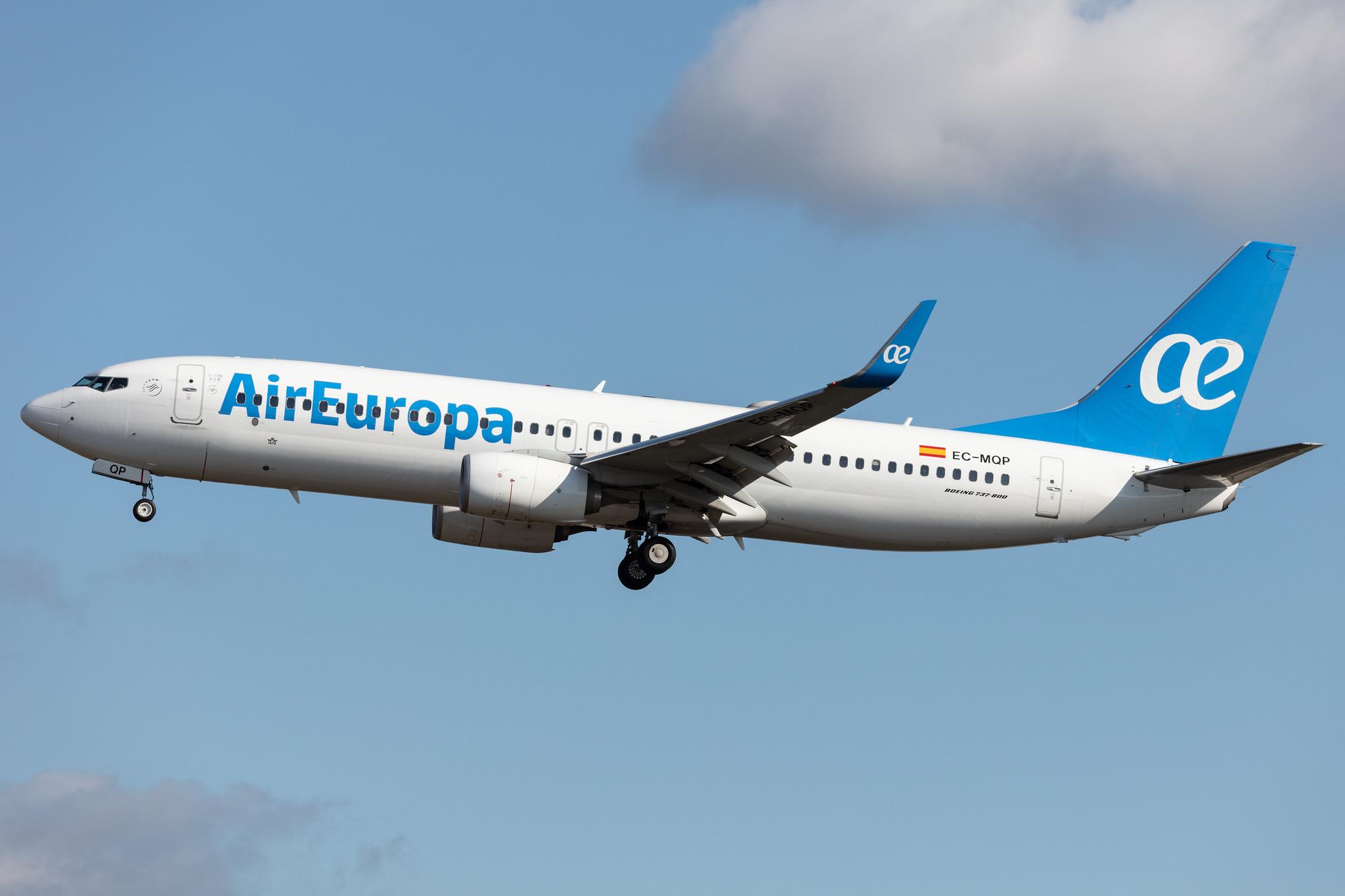 Frankfurt Airport: Air Europa (UX / AEA) |  Boeing 737-85P B738 | EC-MQP | MSN 60588