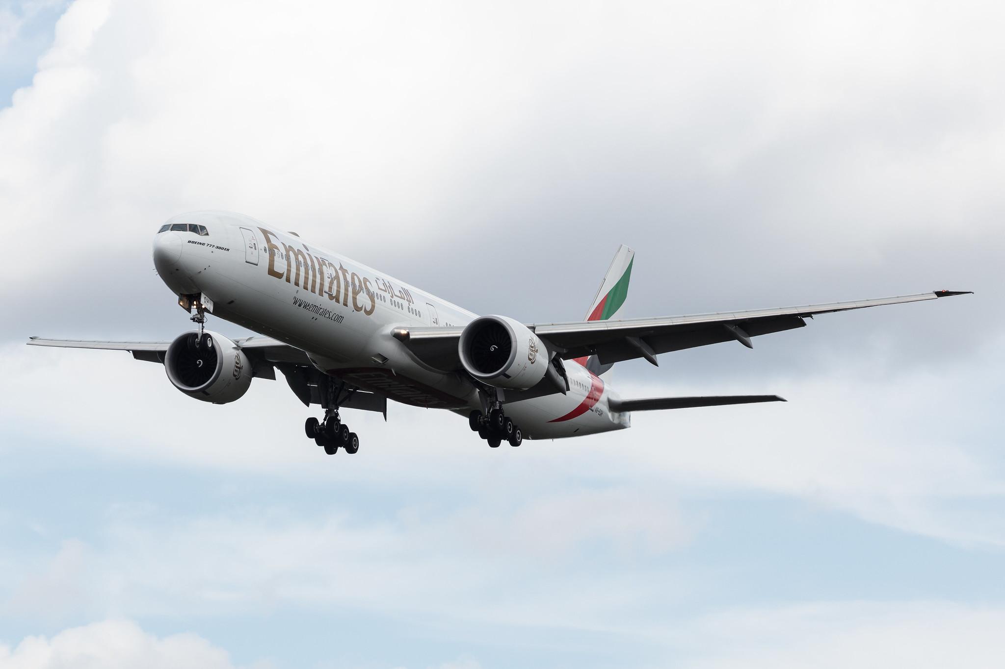 Frankfurt Airport: Emirates (EK / UAE) |  Boeing 777-31H(ER) B77W | A6-EQH | MSN 42353