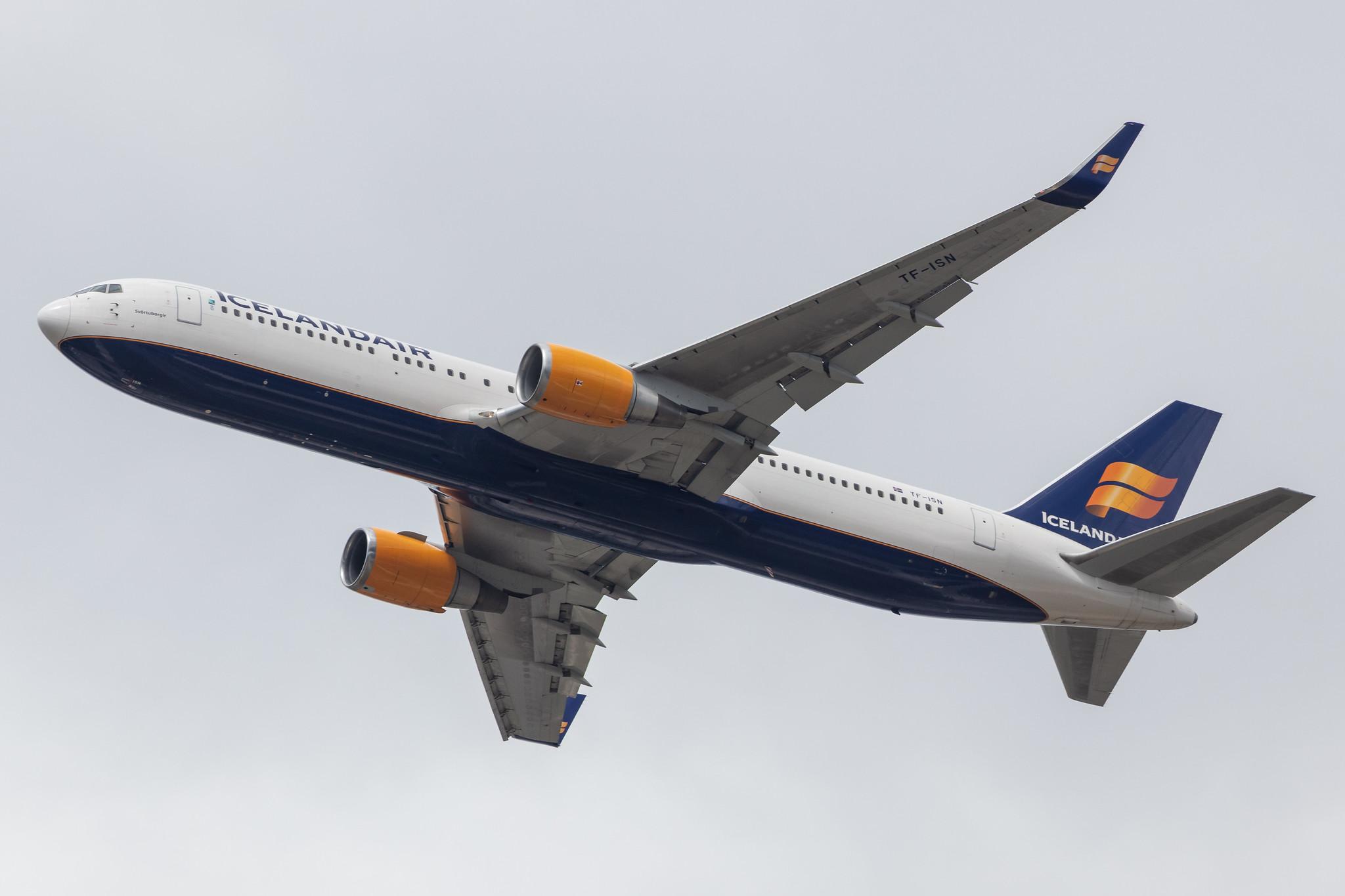 Frankfurt Airport: Icelandair (FI / ICE) |  Boeing 767-319(ER) B763 | TF-ISN | MSN 30586