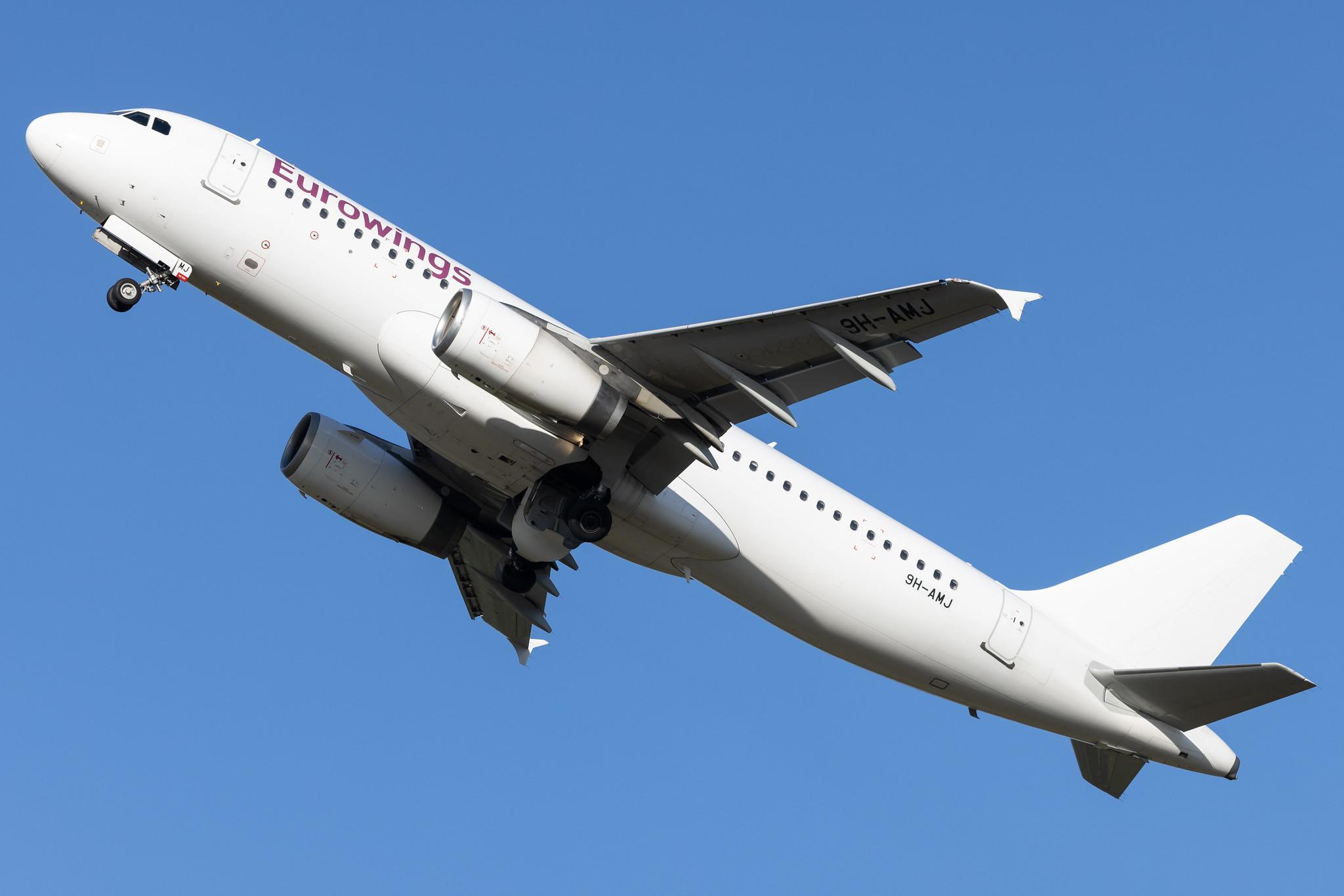 Hamburg Airport: Eurowings (EW / EWG) | Operator: Avion Express Malta | Airbus A320-232 A320 | 9H-AMJ | MSN 03531