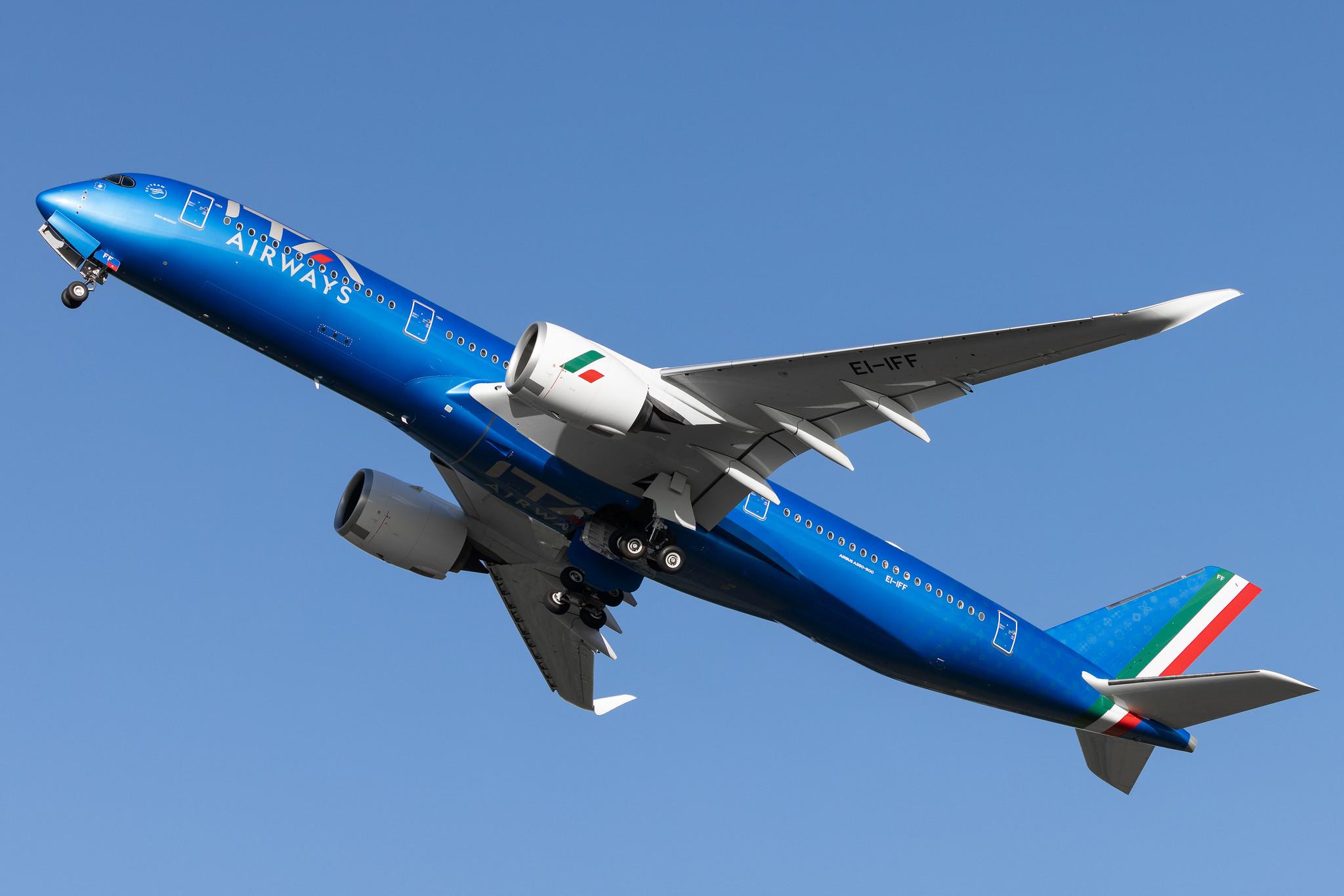 Hamburg Airport: ITA Airways (AZ / ITY) |  Airbus A350-941 A359 | EI-IFF | MSN 283