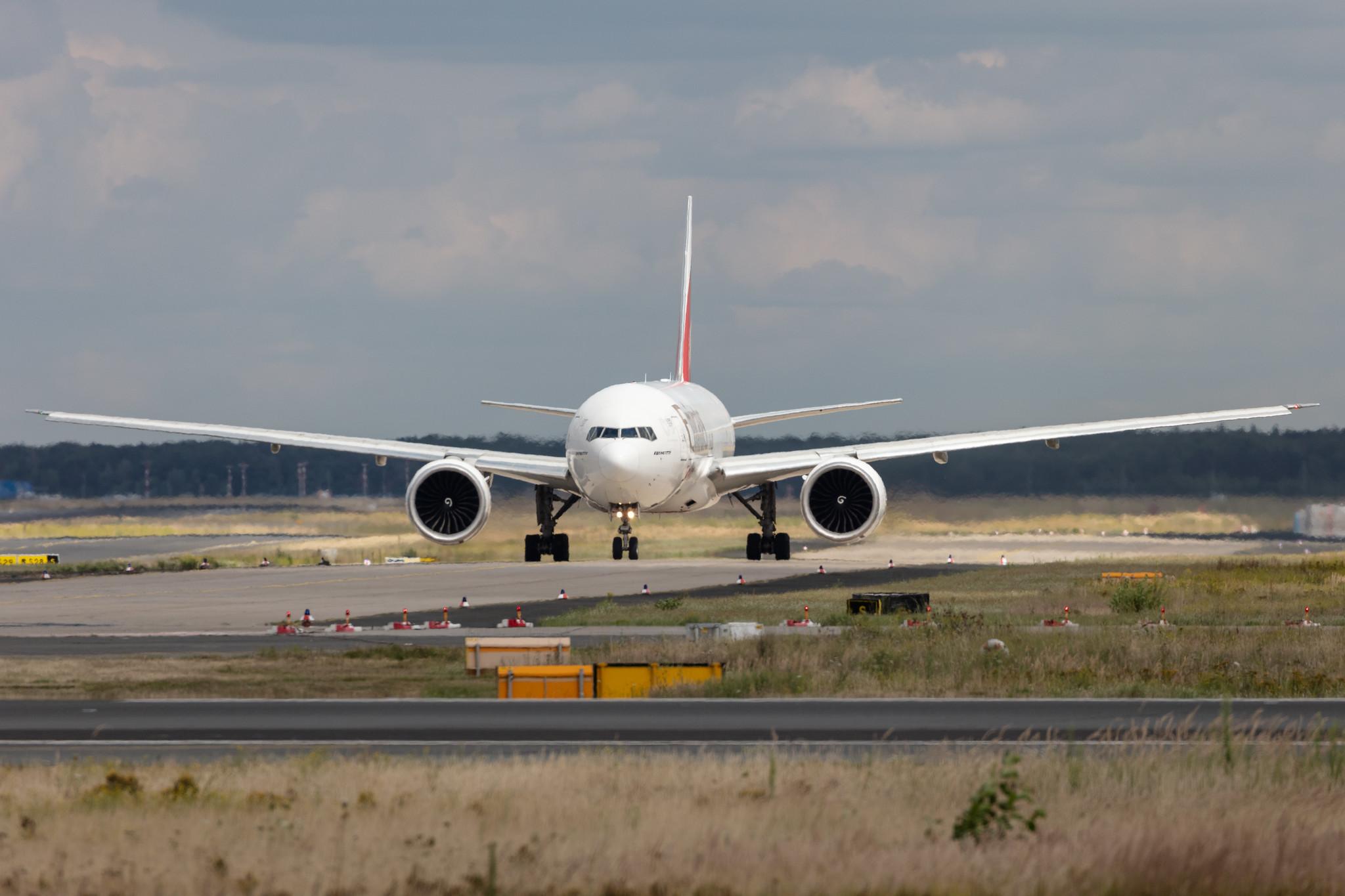 Frankfurt Airport: Emirates SkyCargo (EK / UAE) | Operator: Emirates |  Boeing 777-F1H B77L | A6-EFO | MSN 42233