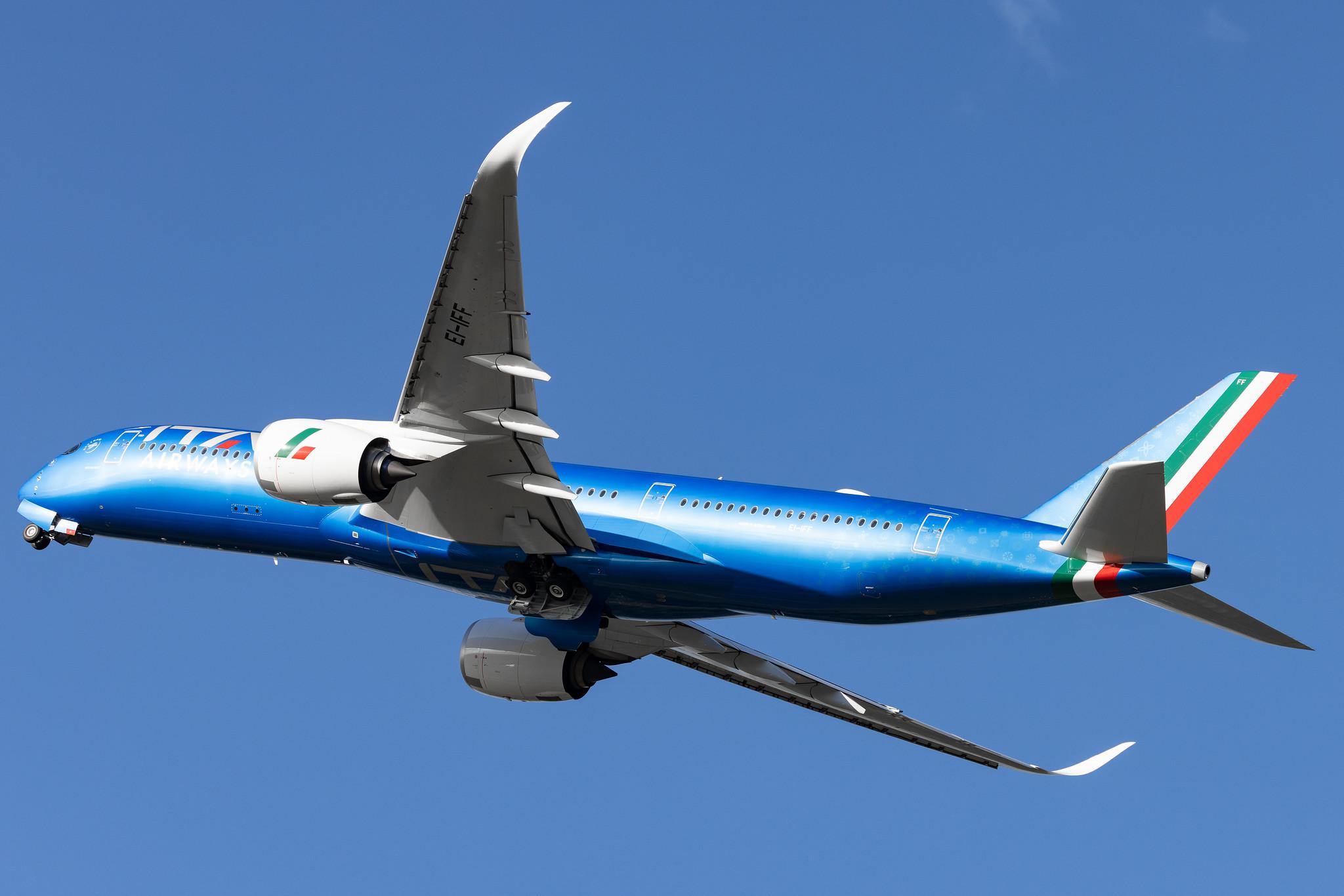 Hamburg Airport: ITA Airways (AZ / ITY) |  Airbus A350-941 A359 | EI-IFF | MSN 283