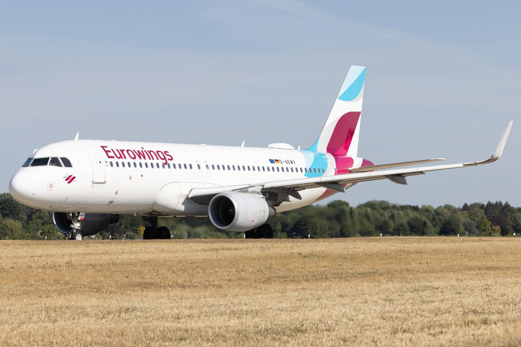 Hamburg Airport: Eurowings (EW / EWG) | Airbus A320-214 A320 | D-AEWV | MSN 7545