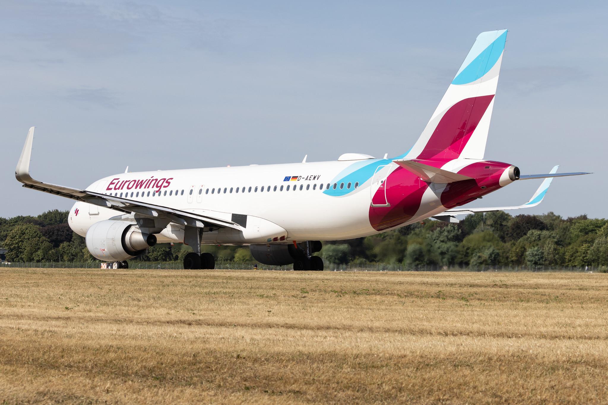 Hamburg Airport: Eurowings (EW / EWG) | Airbus A320-214 A320 | D-AEWV | MSN 7545