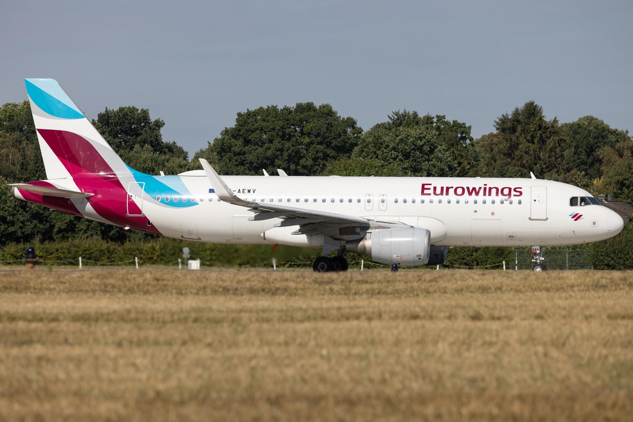 Hamburg Airport: Eurowings (EW / EWG) | Airbus A320-214 A320 | D-AEWV | MSN 7545