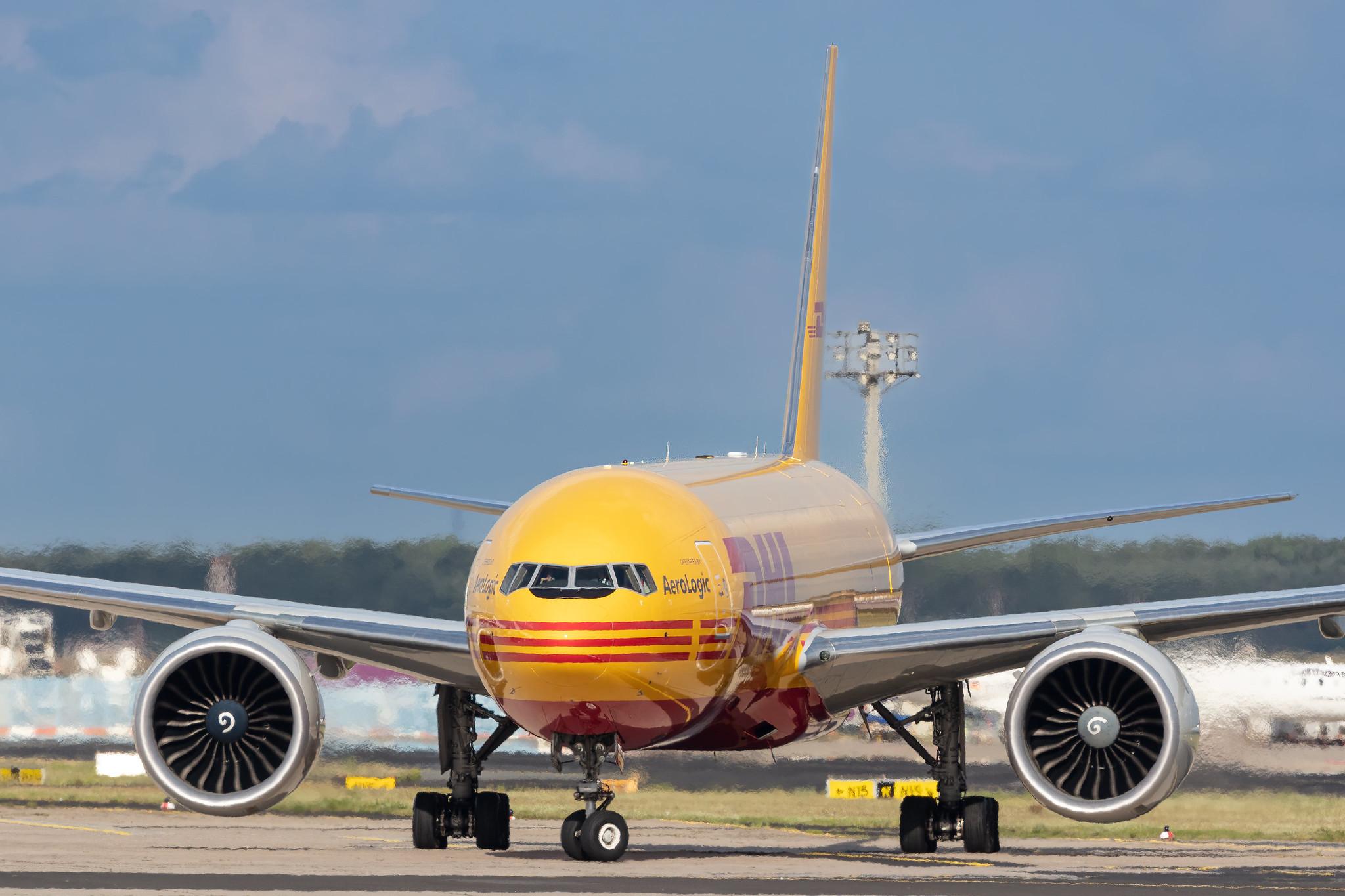 Frankfurt Airport: DHL (D0 / DHK) | Operator: AeroLogic |  Boeing 777-F B77L | D-AALP | MSN 66086