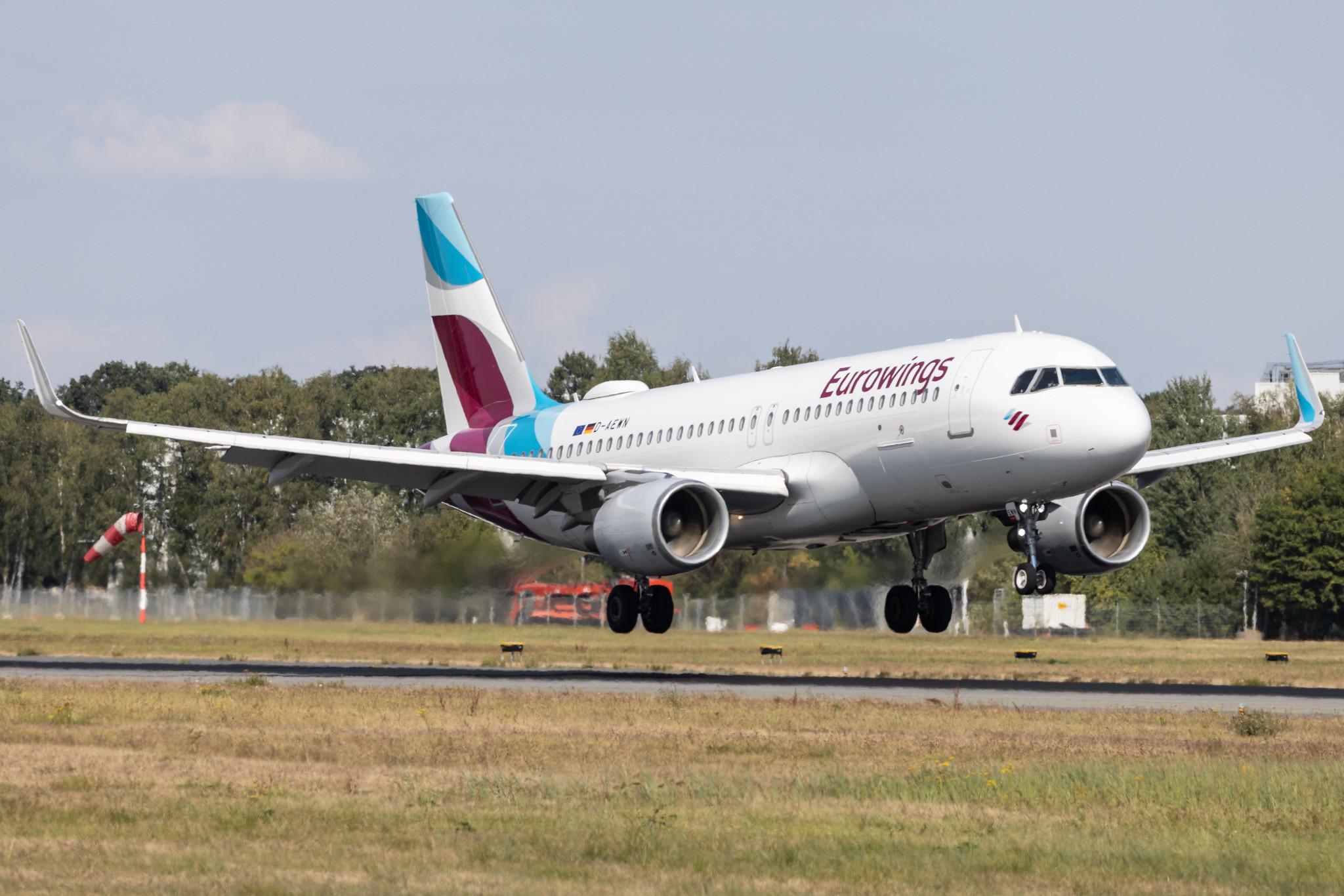 Hamburg Airport: Eurowings (EW / EWG) | Airbus A320-214 A320 | D-AEWN | MSN 7393