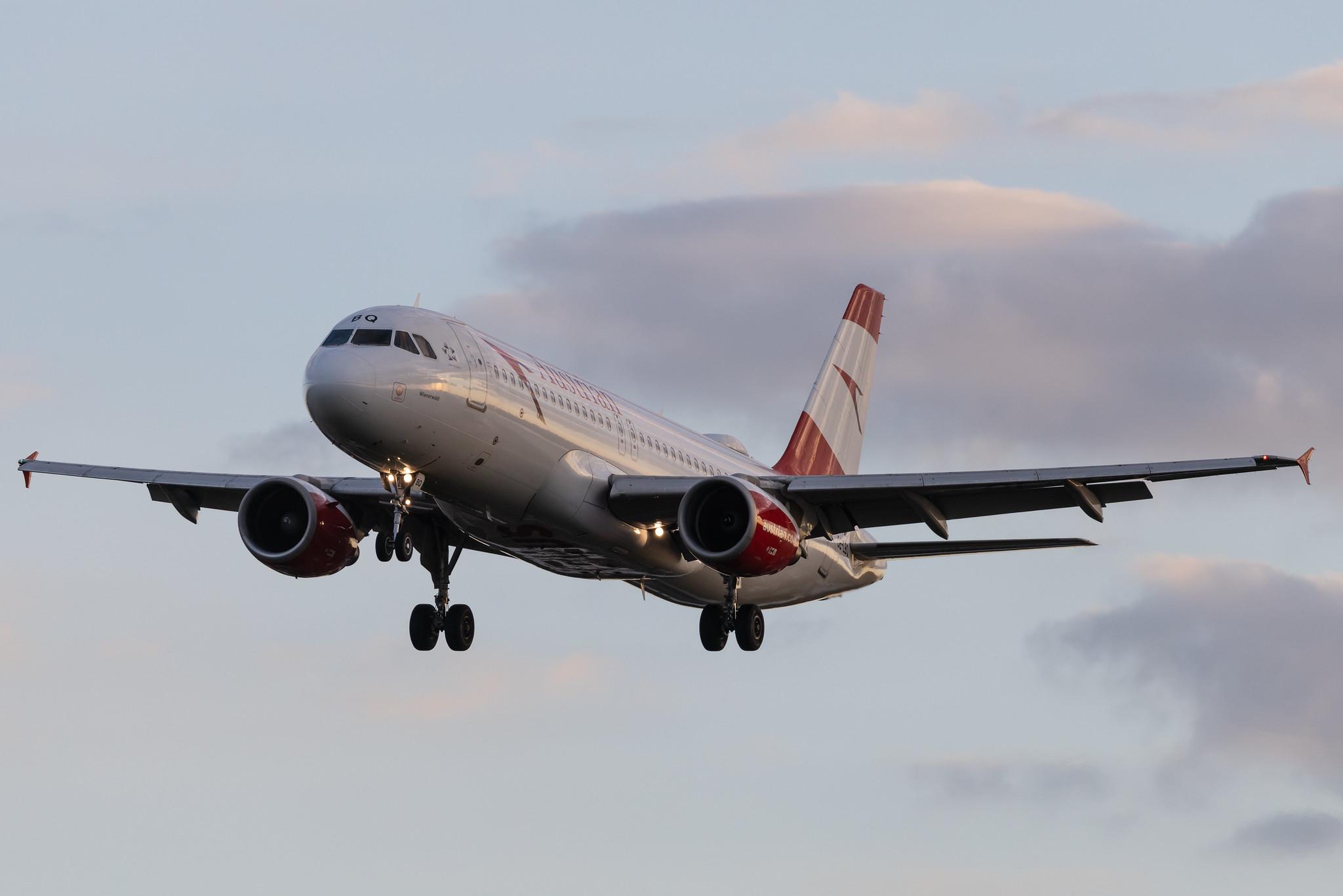 Hamburg Airport: Austrian Airlines (OS / AUA) | Airbus A320-214 A320 | OE-LBQ | MSN 1137