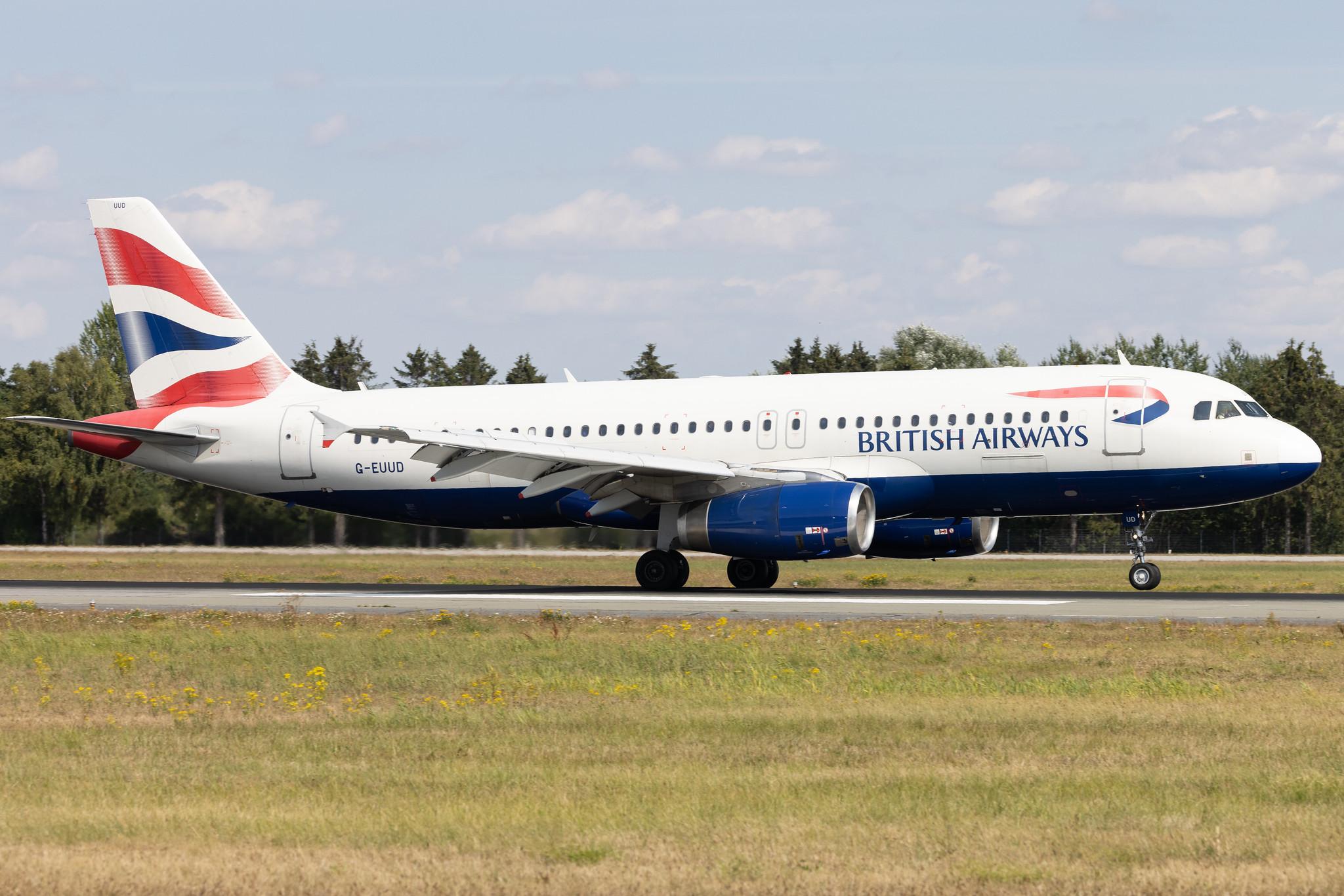 Hamburg Airport: British Airways (BA / BAW) | Airbus A320-232 A320 | G-EUUD | MSN 1760