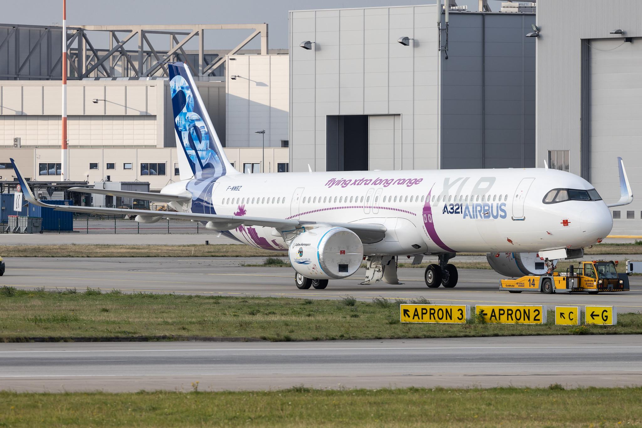 Hamburg Finkenwerder: Airbus (/ AIB) | Airbus A321-271NY A21N | F-WWBZ | MSN 11058 (Second build Airbus A321 XLR)