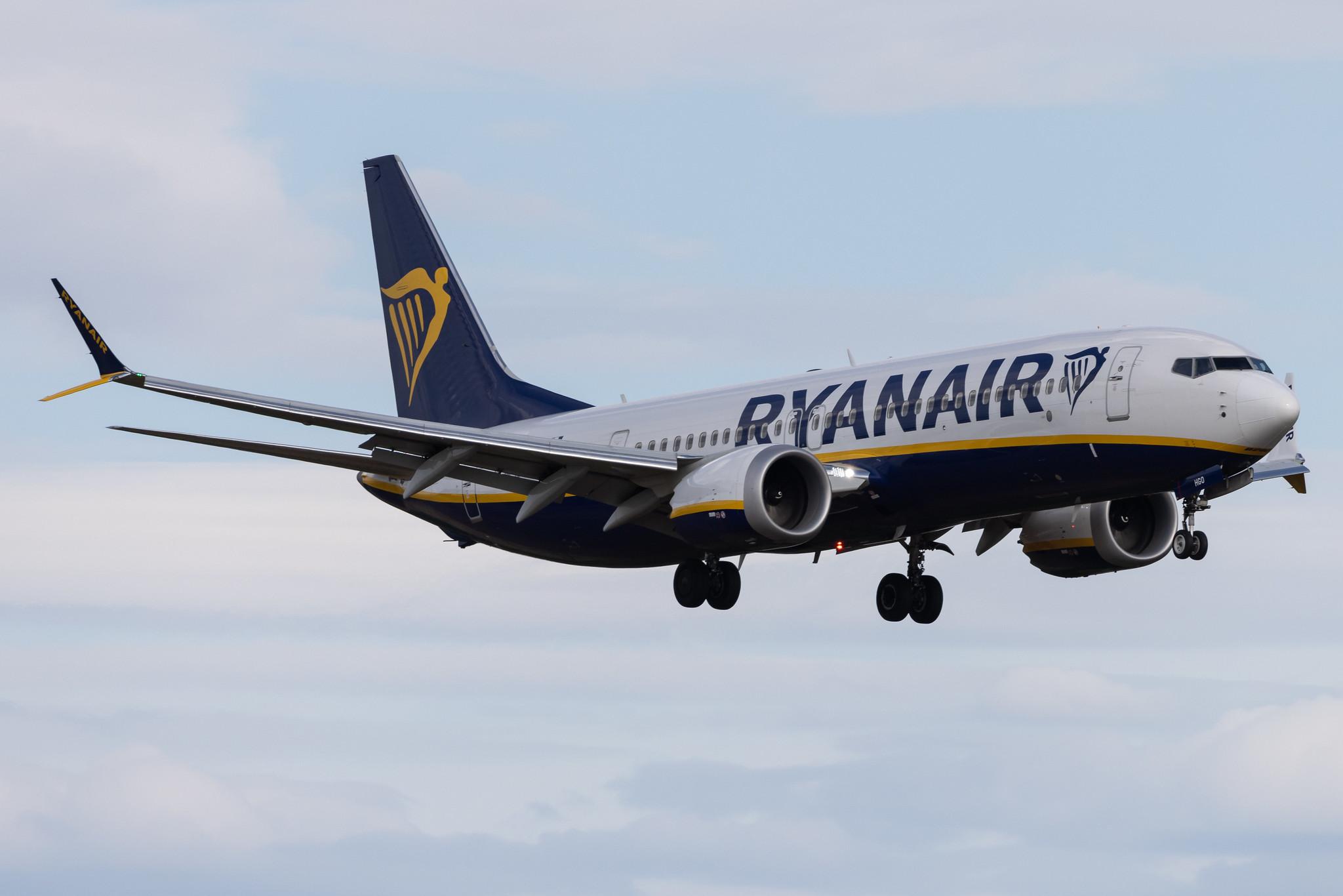 Luxembourg Findel Airport: Ryanair (FR / RYR) | Boeing 737 MAX 8-200 B38M | EI-HGO | MSN 65879