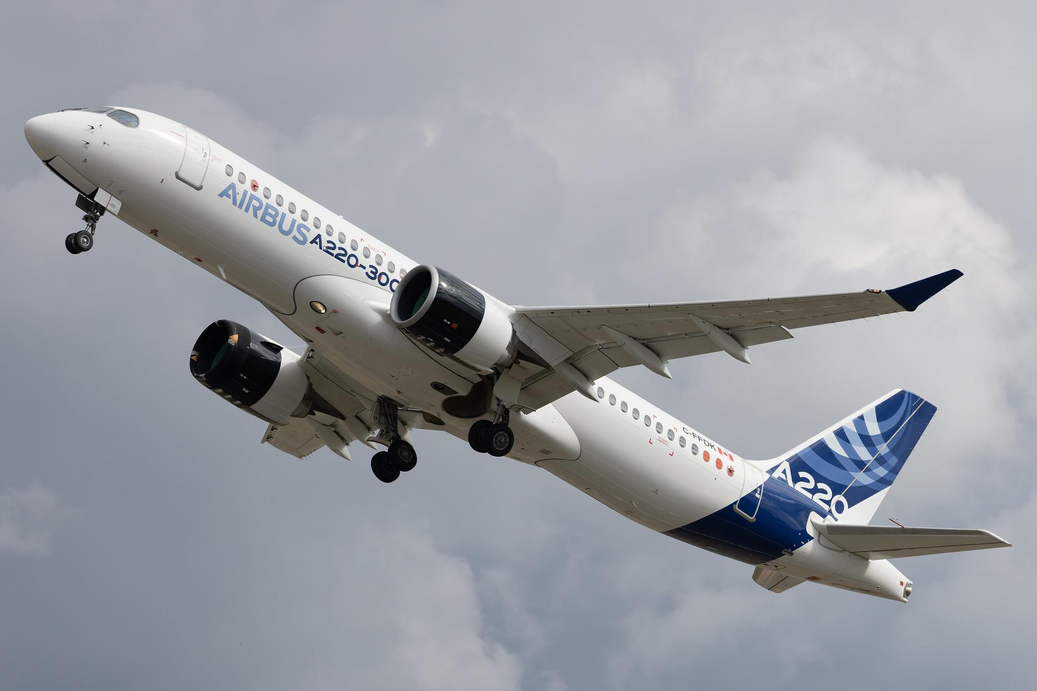 Hamburg Airport: Airbus Industrie (VK / AIB) | Airbus A220-300 BCS3 | C-FFDK | MSN 55001