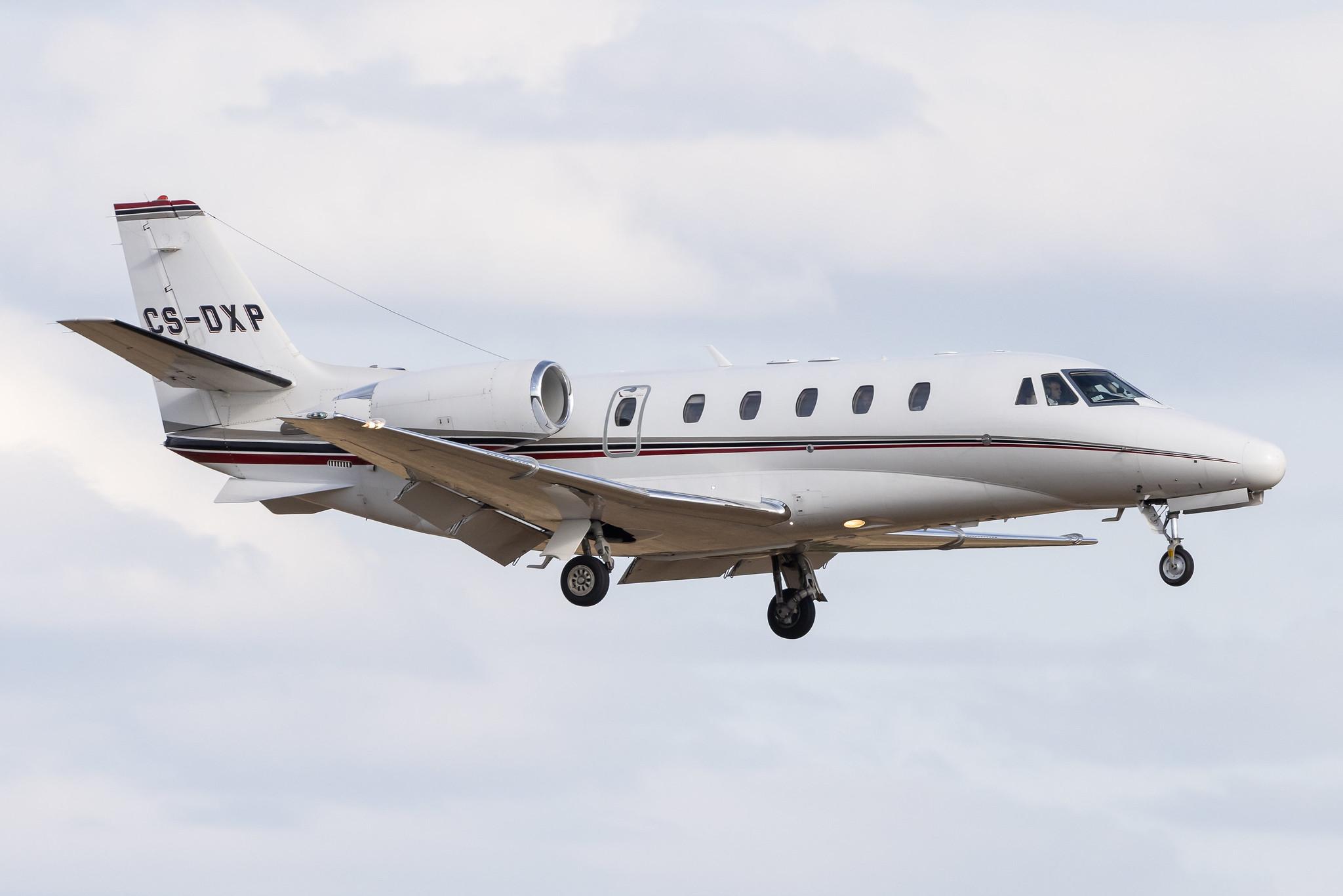 Luxembourg Findel Airport: Netjets Europe (/ NJE) | Operator: NetJets Europe | Cessna 560XL Citation XLS C56X | CS-DXP | MSN 560-5702