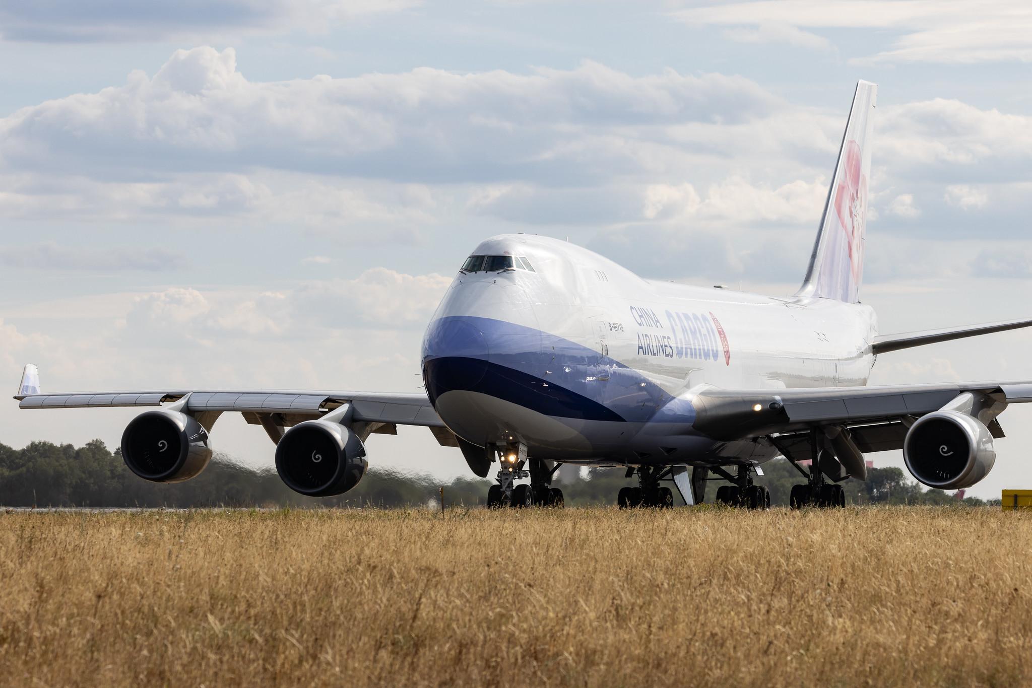 Luxembourg Findel Airport: China Airlines Cargo (CI / CAL) | Operator: China Airlines |  Boeing 747-409(F) B744 | B-18719 | MSN 33739