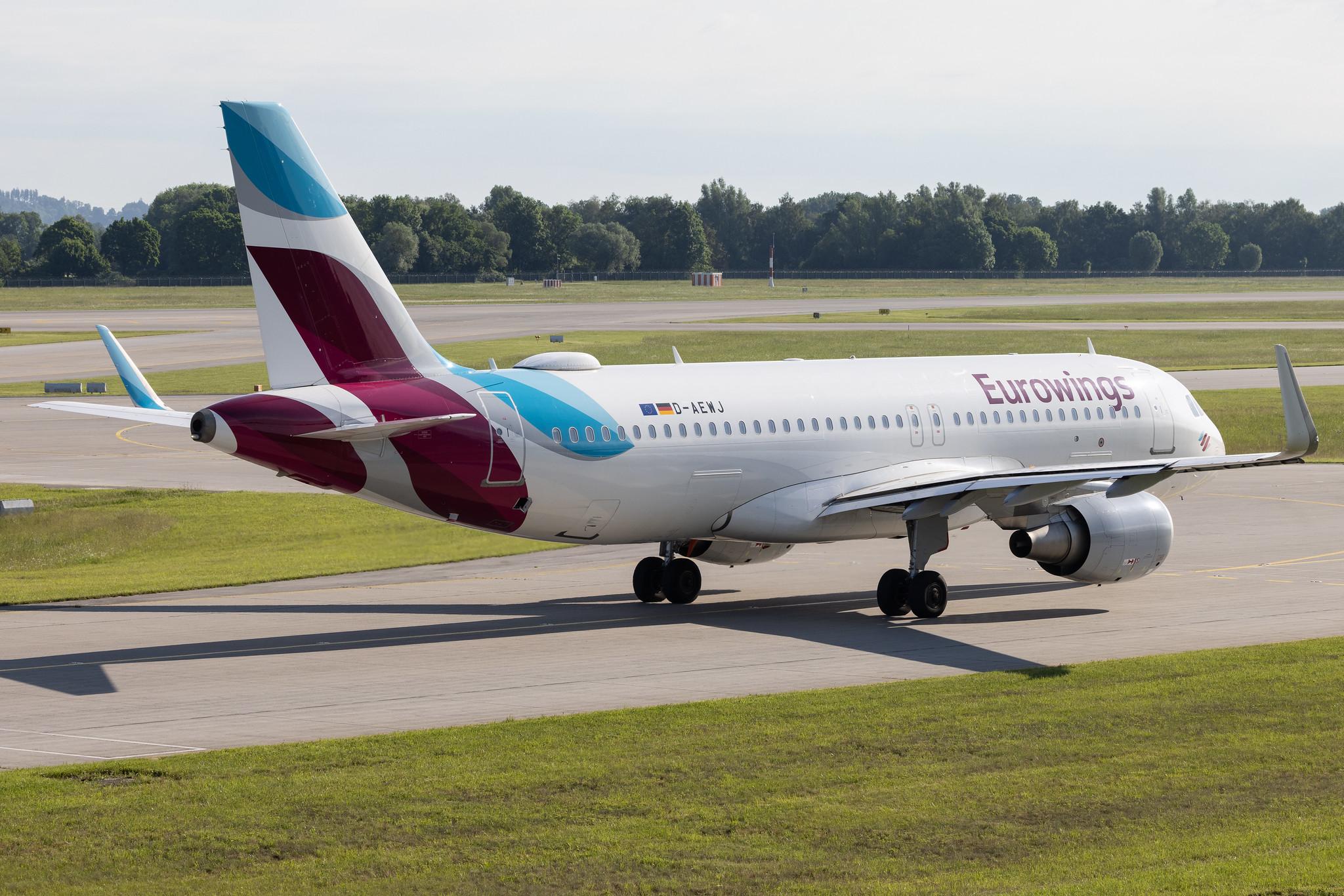 Munich Airport: Eurowings (EW / EWG) | Airbus A320-214 A320 | D-AEWJ | MSN 7216