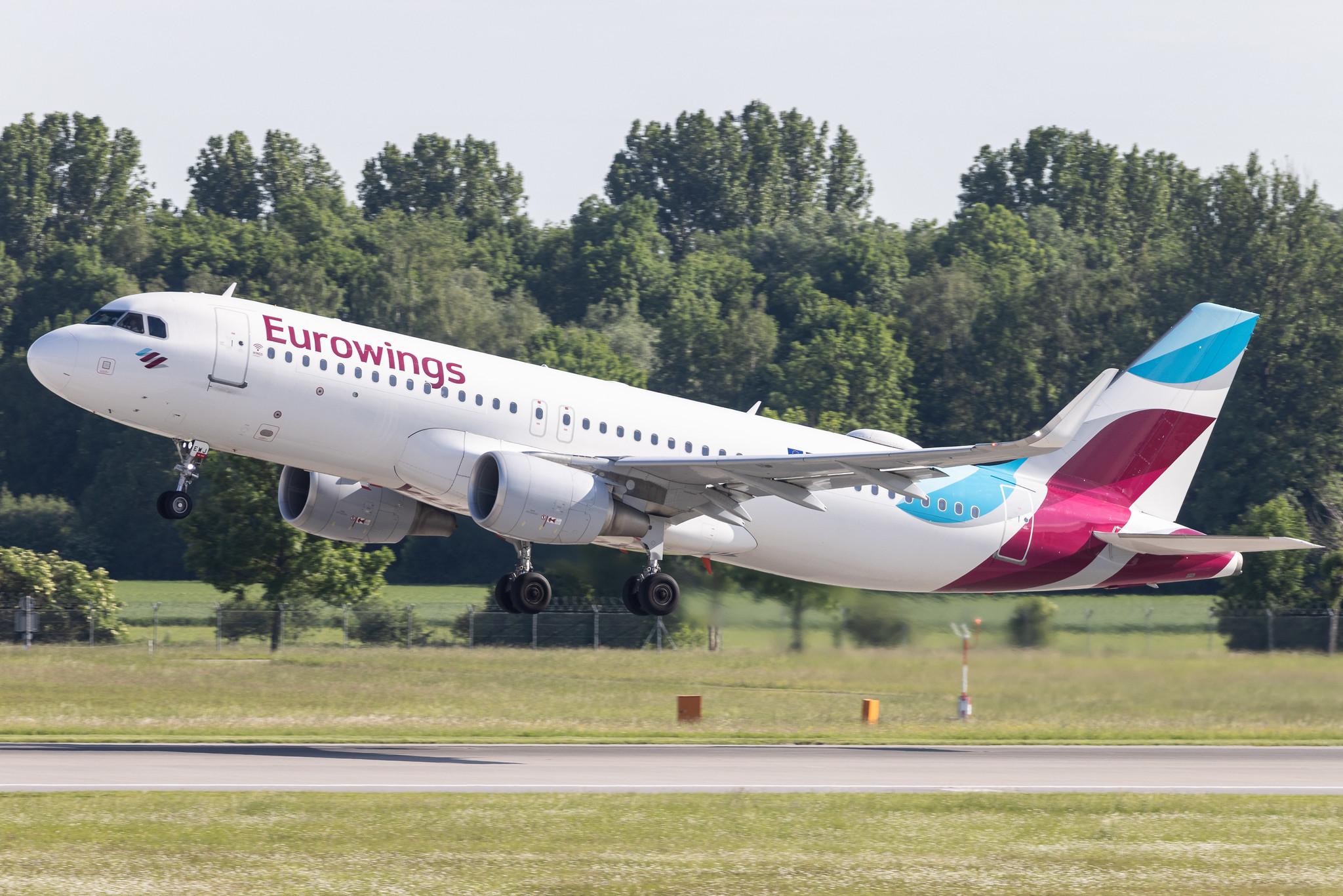 Munich Airport: Eurowings (EW / EWG) | Airbus A320-214 A320 | D-AEWJ | MSN 7216
