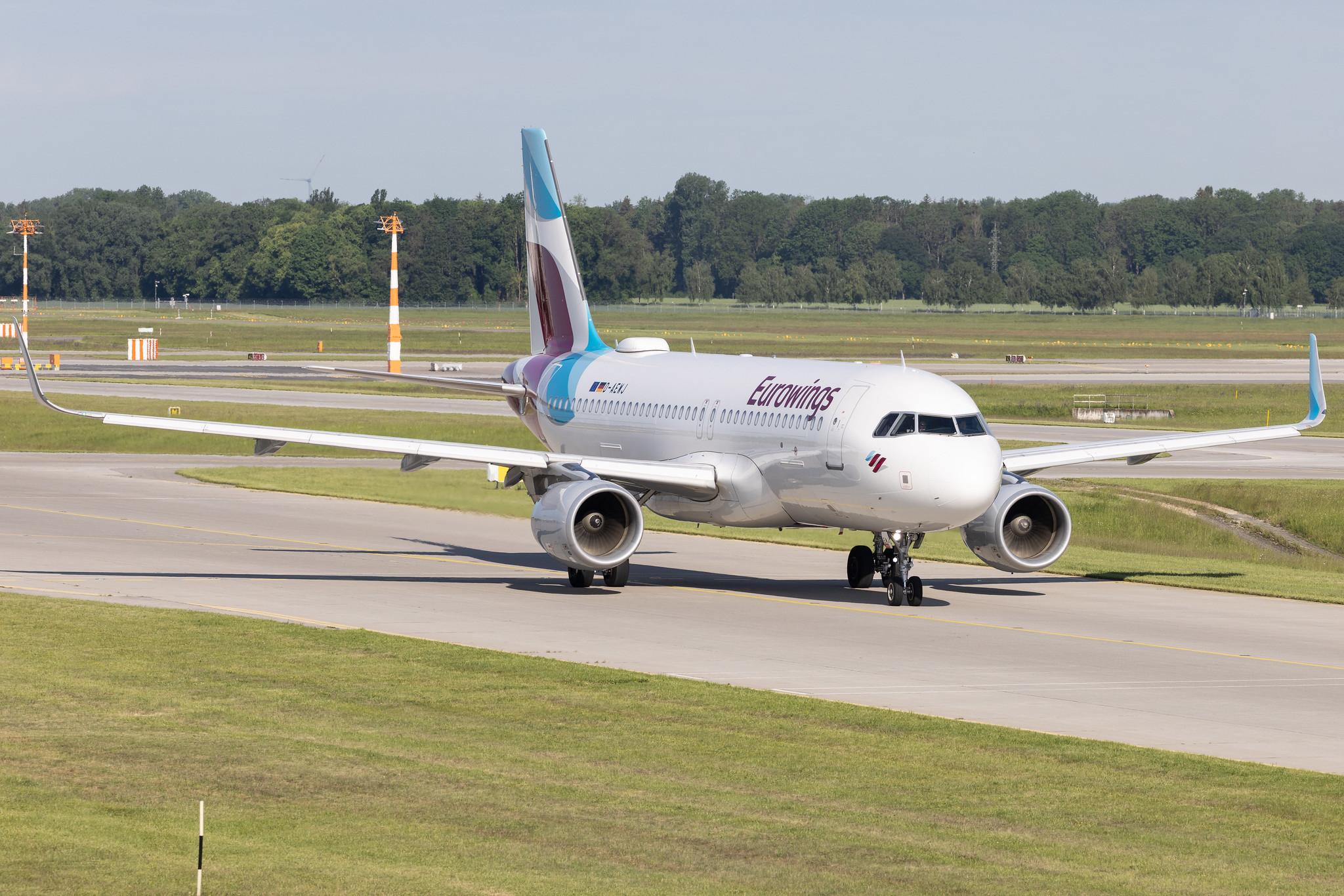 Munich Airport: Eurowings (EW / EWG) | Airbus A320-214 A320 | D-AEWJ | MSN 7216