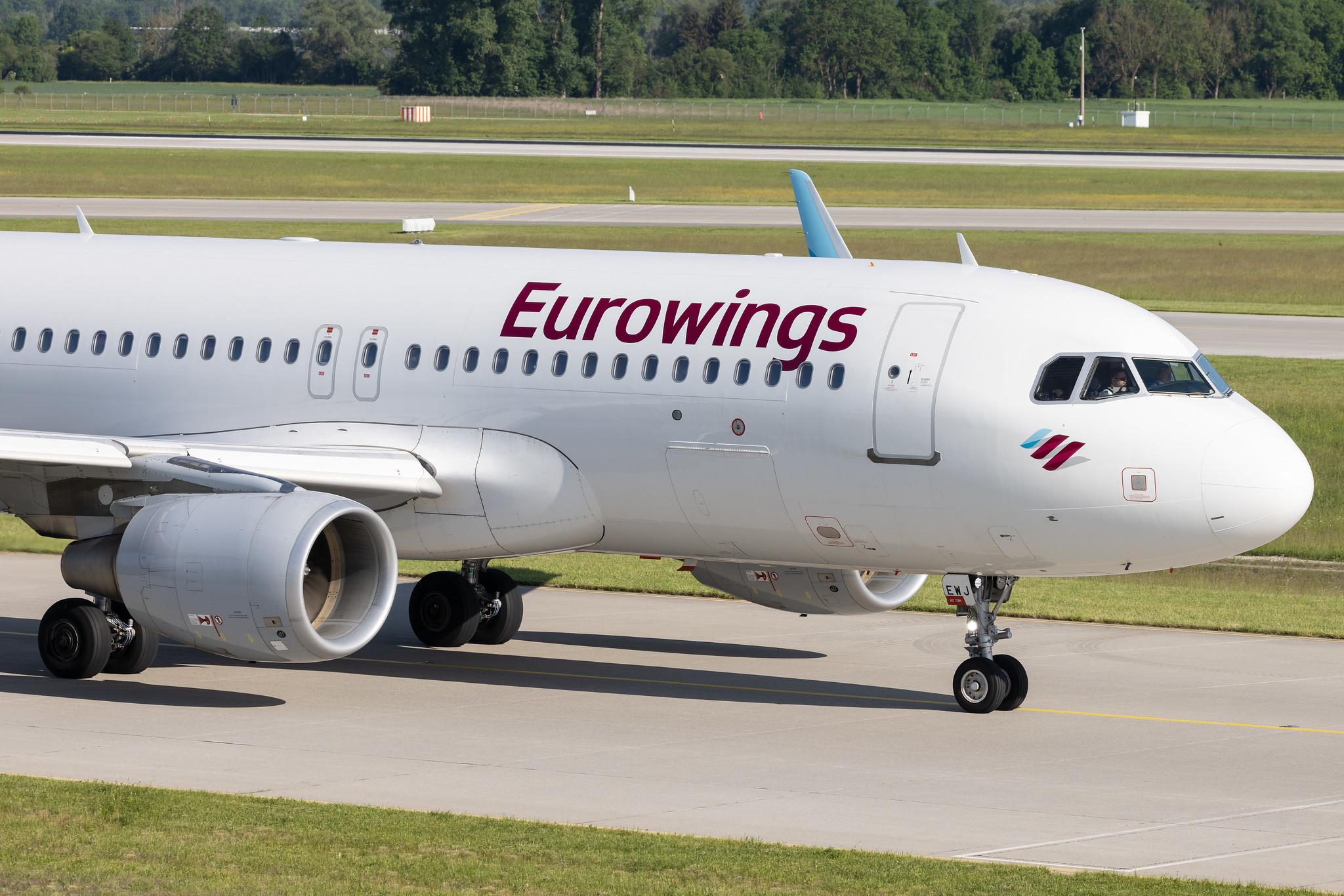 Munich Airport: Eurowings (EW / EWG) | Airbus A320-214 A320 | D-AEWJ | MSN 7216