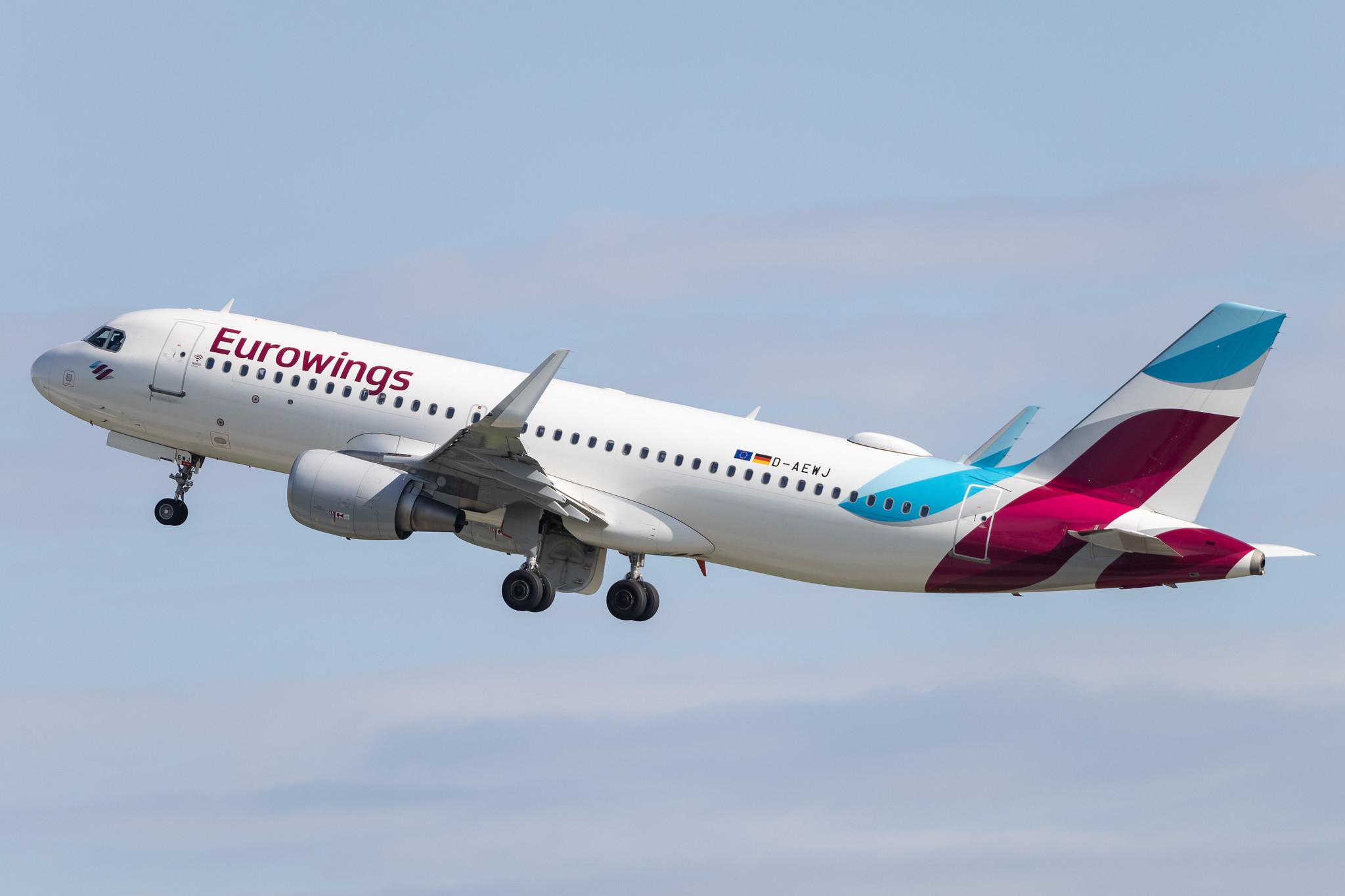 Munich Airport: Eurowings (EW / EWG) | Airbus A320-214 A320 | D-AEWJ | MSN 7216