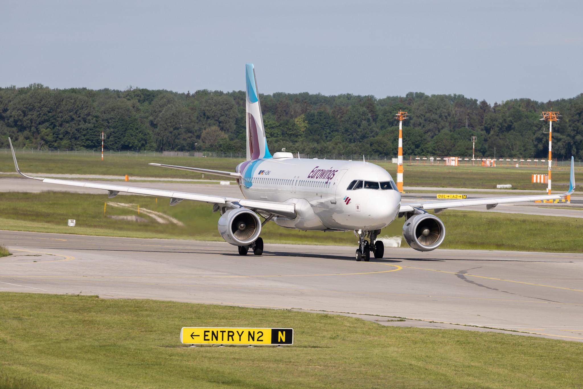 Munich Airport: Eurowings (EW / EWG) | Airbus A320-214 A320 | D-AEWU | MSN 7513