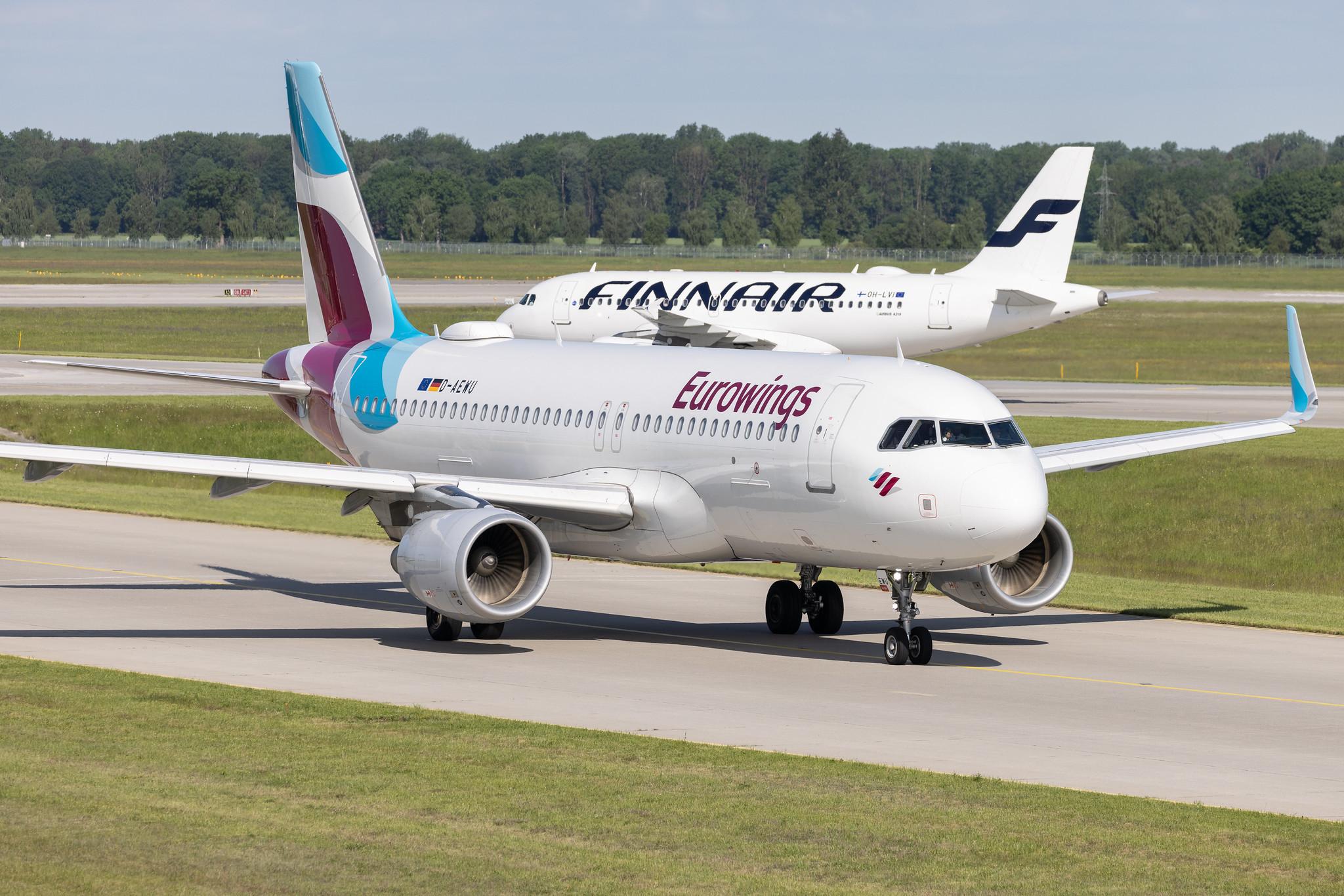 Munich Airport: Eurowings (EW / EWG) | Airbus A320-214 A320 | D-AEWU | MSN 7513