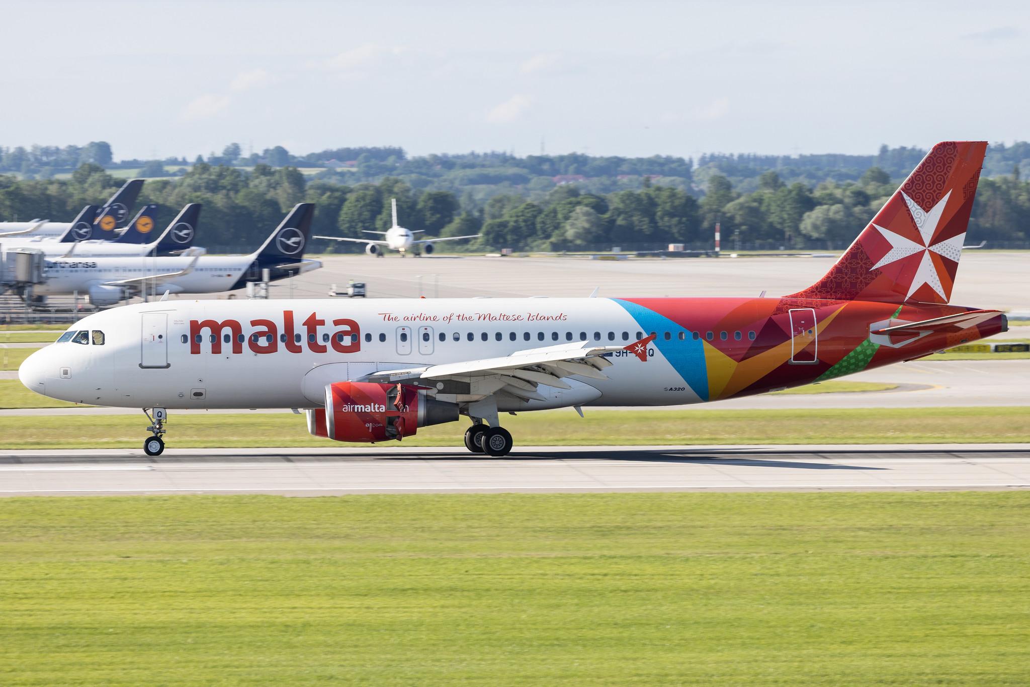 Munich Airport: Air Malta (KM / AMC) | Airbus A320-214 A320 | 9H-AEQ | MSN 3068