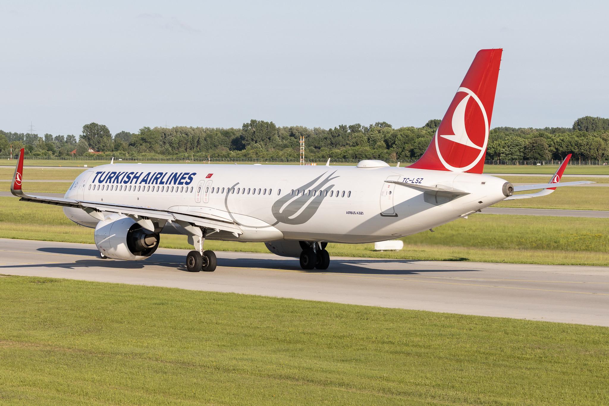 Munich Airport: Turkish Airlines (TK / THY) | Airbus A321-271NX A21N | TC-LSZ | MSN 09452