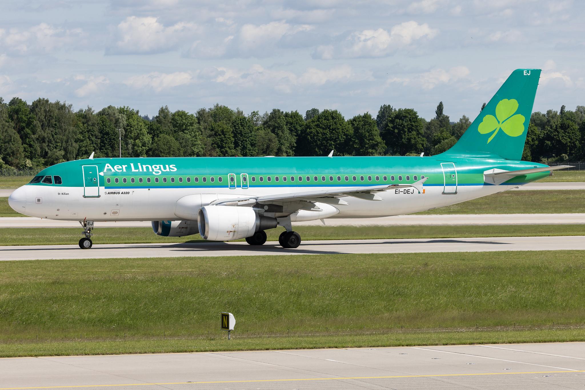 Munich Airport: Aer Lingus (EI / EIN) | Airbus A320-214 A320 | EI-DEJ | MSN 2364