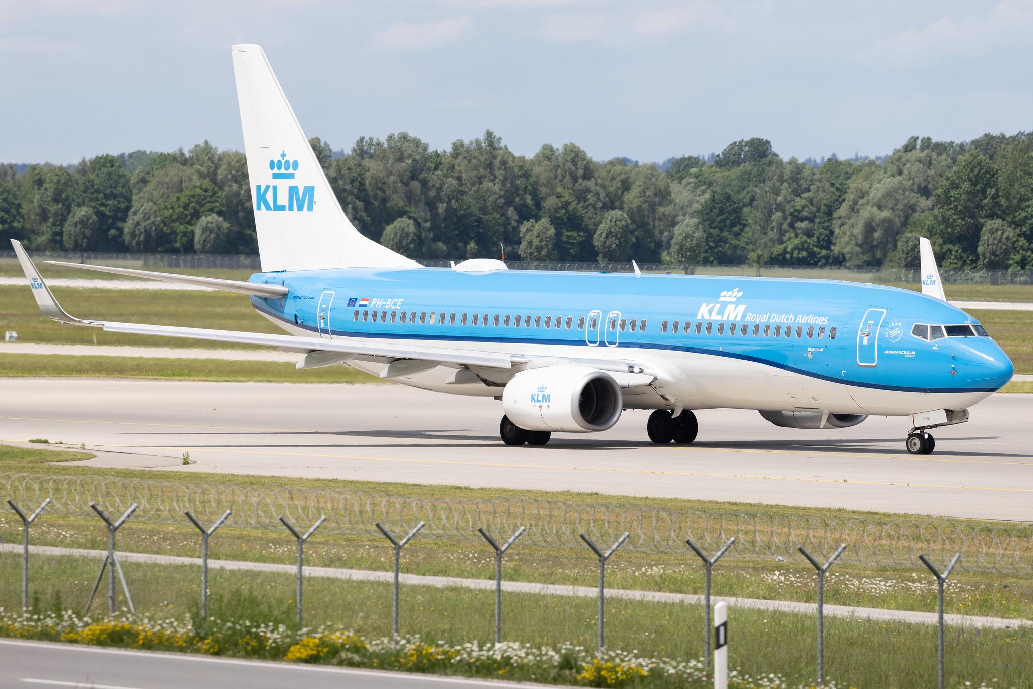 Munich Airport: KLM (KL / KLM) | Boeing 737-8K2 B738 | PH-BCE | MSN 42151