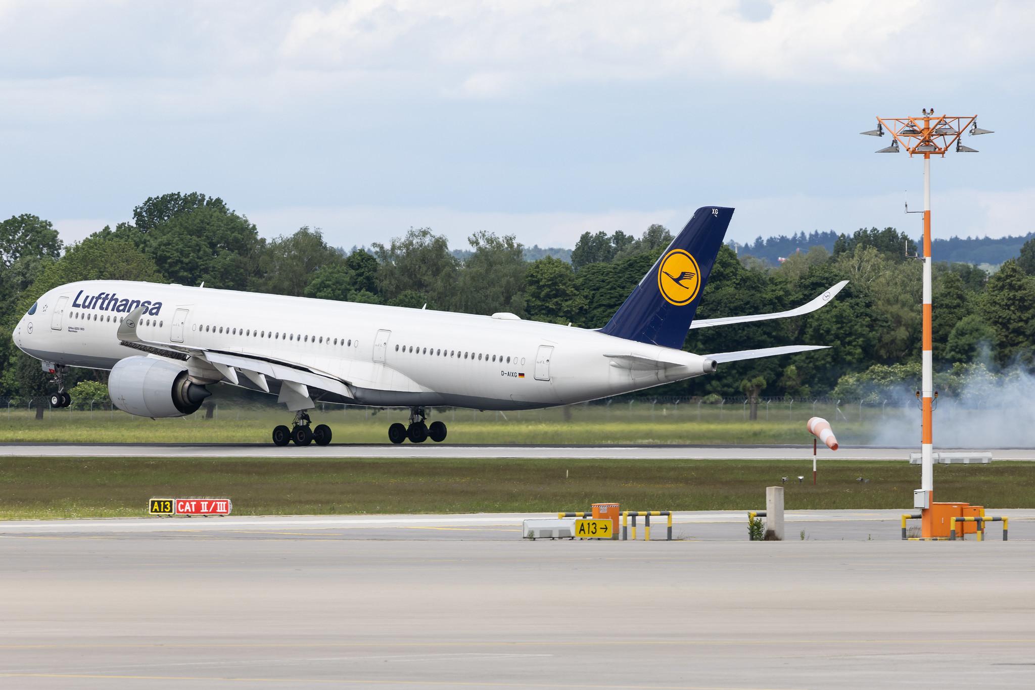 Munich Airport: Lufthansa (LH / DLH) | Airbus A350-941 A359 | D-AIXG | MSN 174