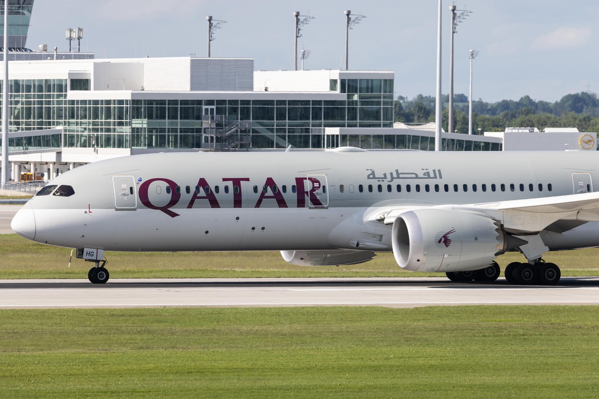 Munich Airport: Qatar Airways (QR / QTR) | Boeing 787-9 Dreamliner B789 | A7-BHG | MSN 64211