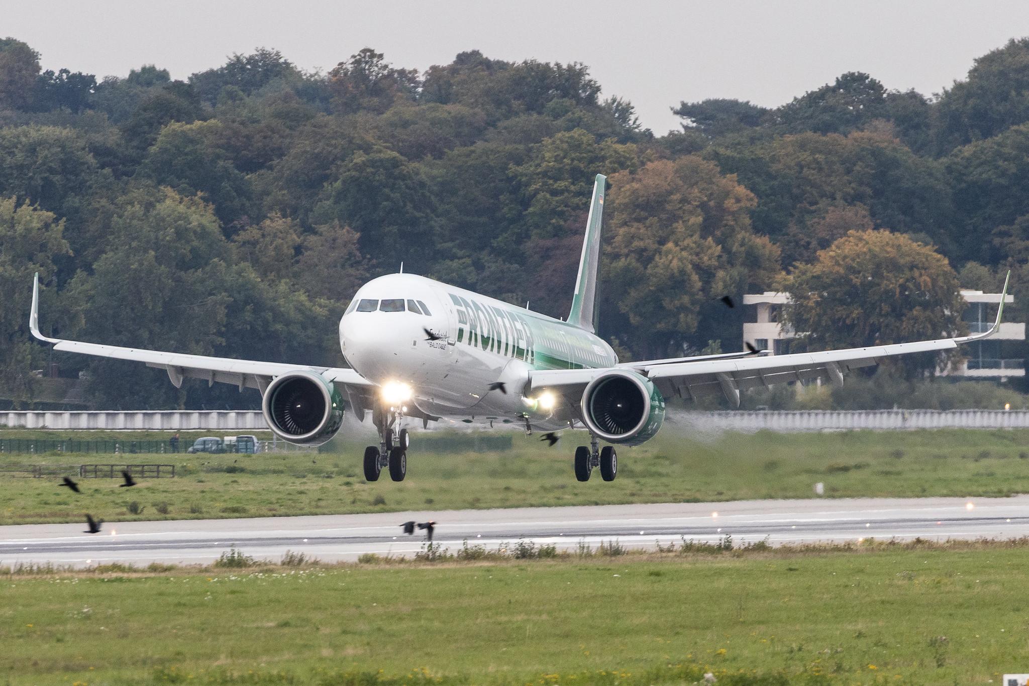 Hamburg Finkenwerder: Frontier Airlines (F9 / FFT) | Airbus A321-271NX A21N | D-AZWE | N603FR | MSN 11032