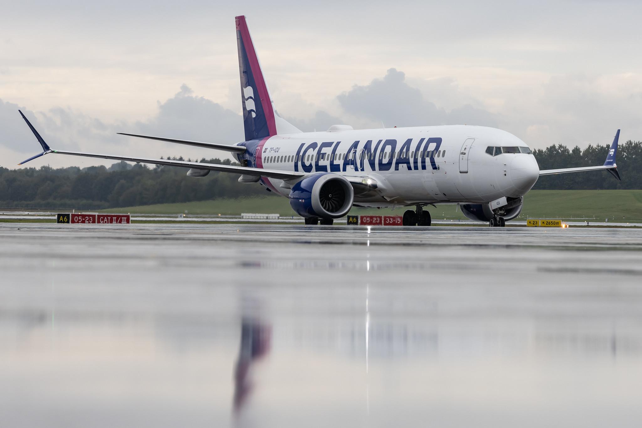 Hamburg Airport: Icelandair (FI / ICE) | Boeing 737 MAX 8 B38M | TF-ICU | MSN 44355