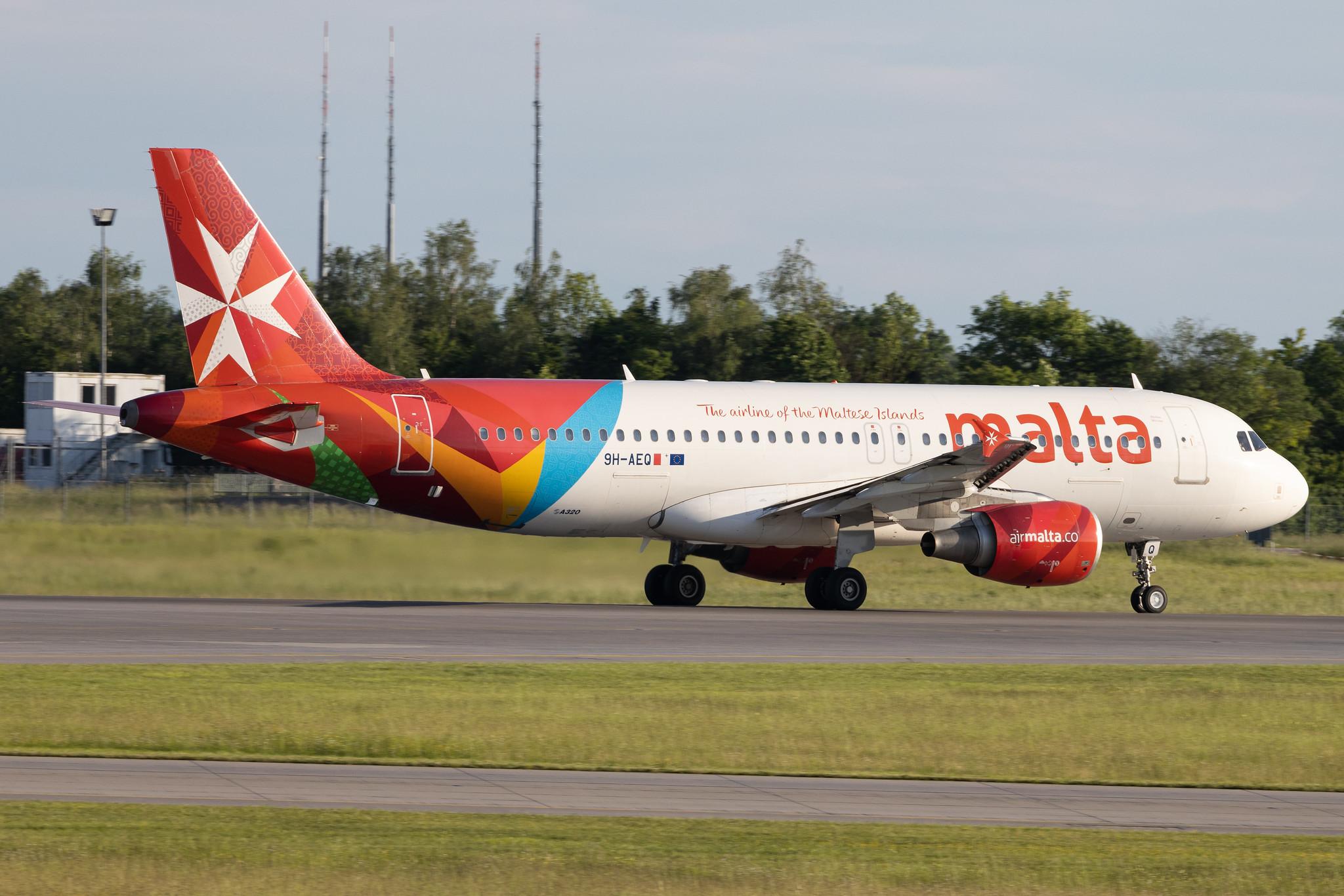 Munich Airport: Air Malta (KM / AMC) | Airbus A320-214 A320 | 9H-AEQ | MSN 3068