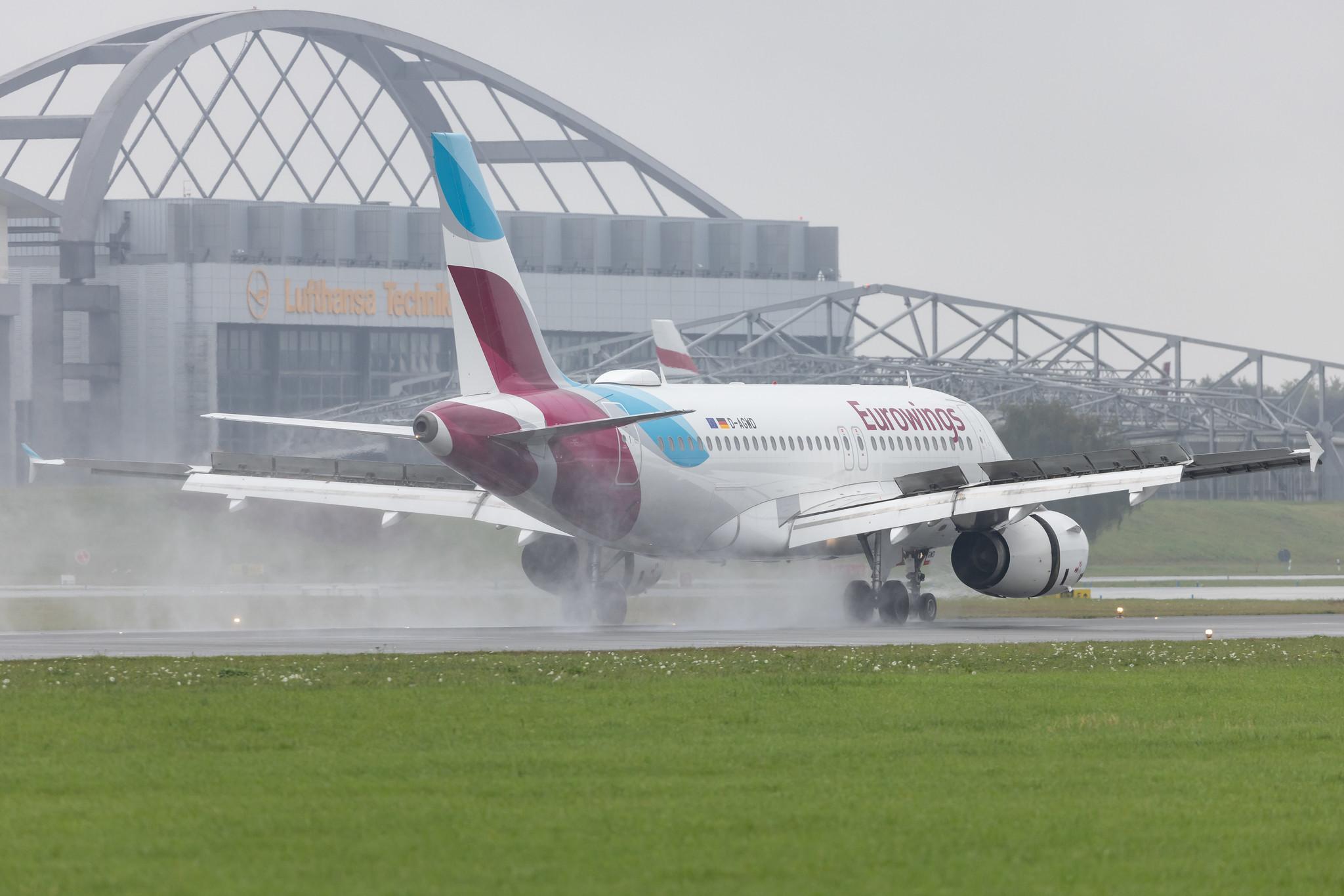 Hamburg Airport: Eurowings (EW / EWG) | Airbus A319-132 A319 | D-AGWD | MSN 3011