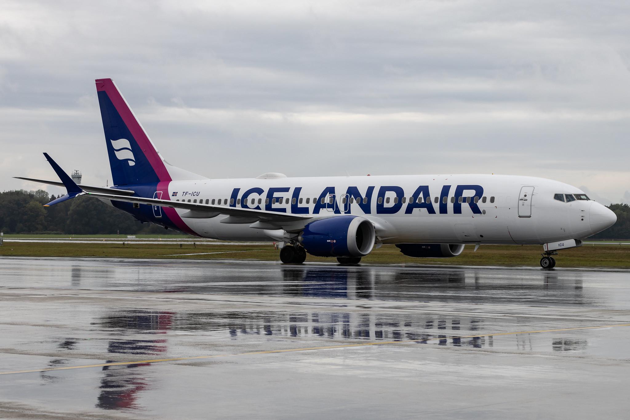 Hamburg Airport: Icelandair (FI / ICE) | Boeing 737 MAX 8 B38M | TF-ICU | MSN 44355