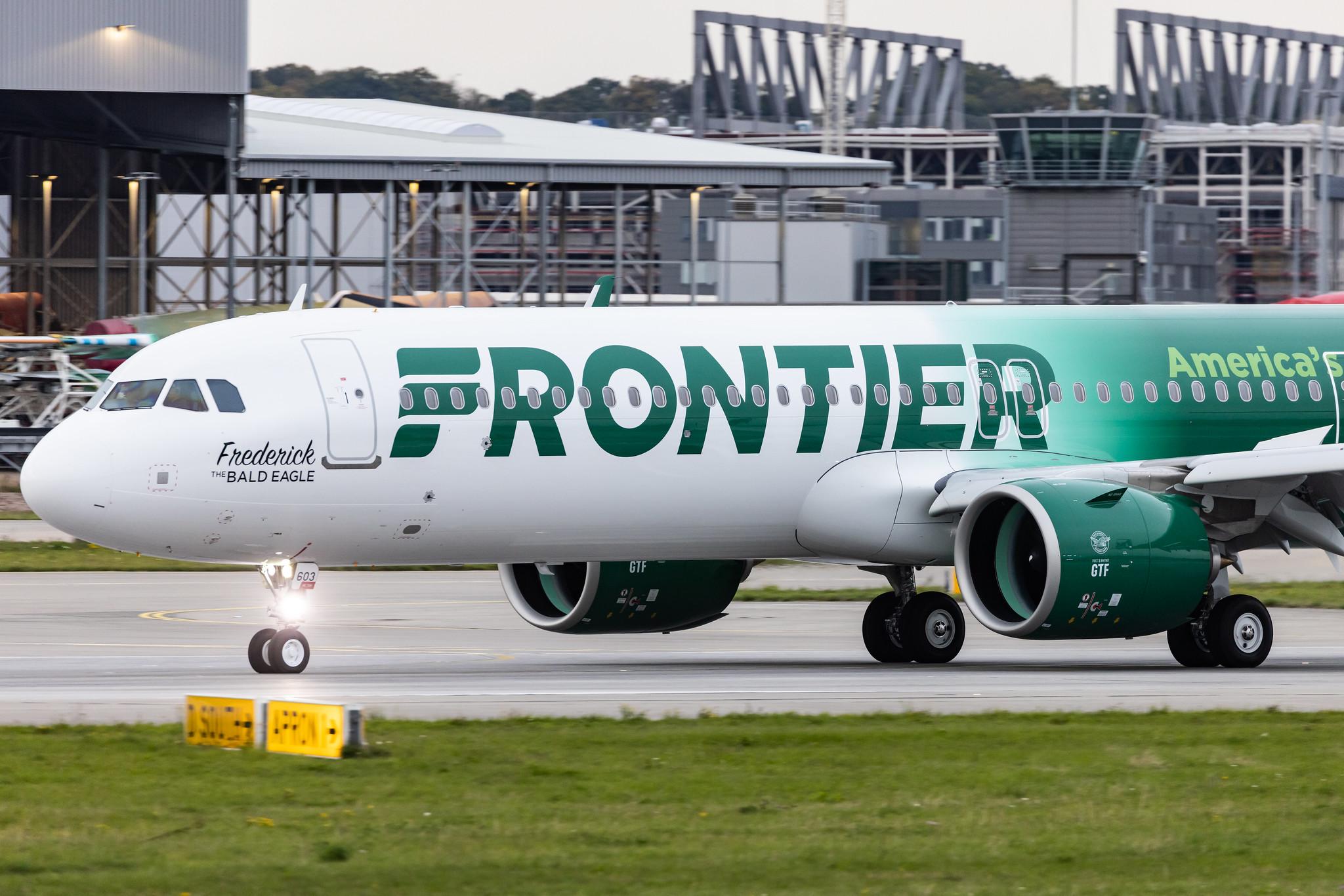 Hamburg Finkenwerder: Frontier Airlines (F9 / FFT) | Airbus A321-271NX A21N | D-AZWE | N603FR | MSN 11032