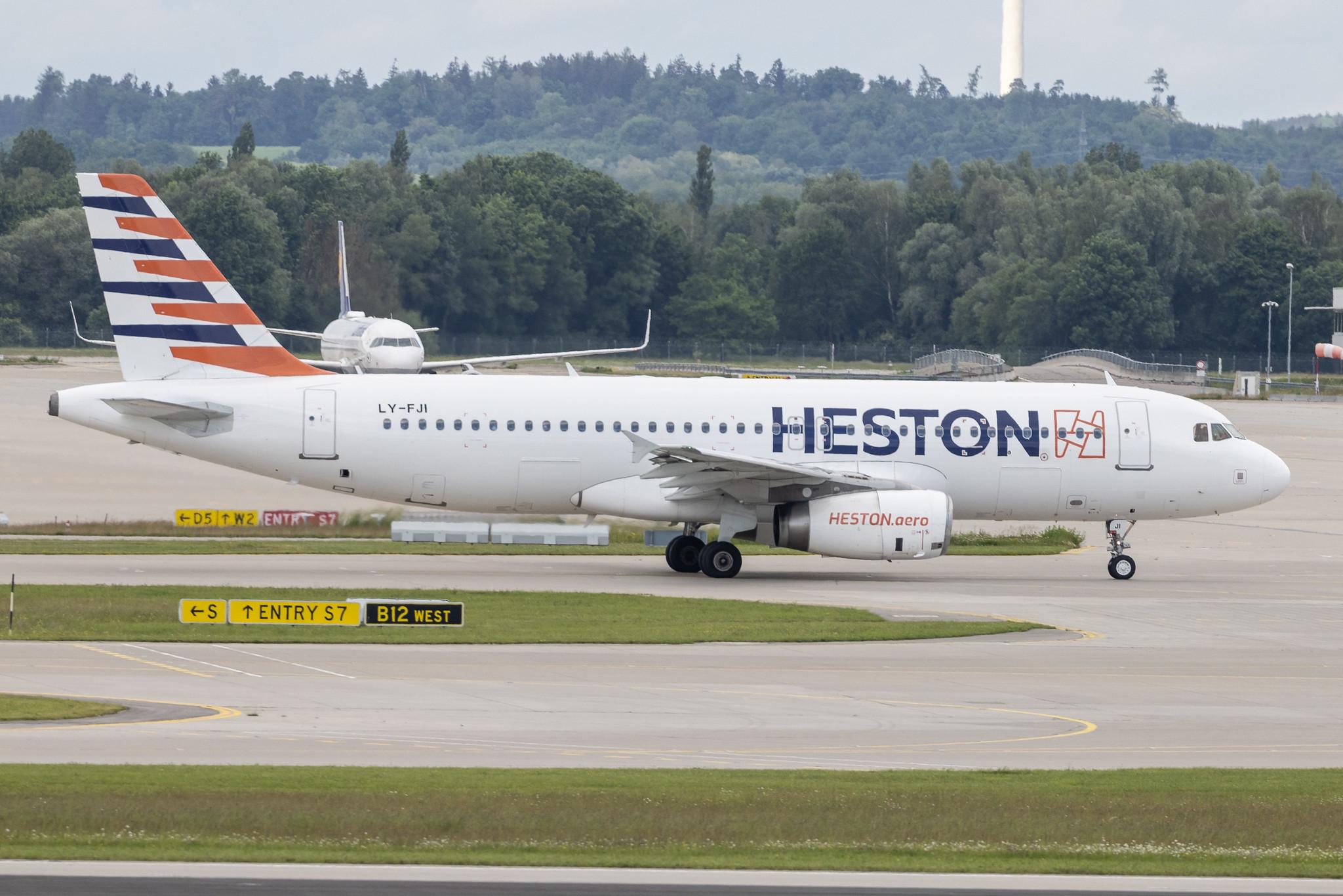 Munich Airport: Condor (DE / CFG) | Operator: Heston Airlines | Airbus A320-232 A320 | LY-FJI | MSN 02157