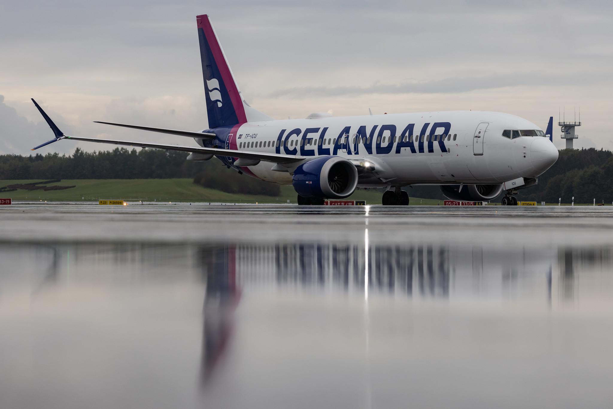 Hamburg Airport: Icelandair (FI / ICE) | Boeing 737 MAX 8 B38M | TF-ICU | MSN 44355