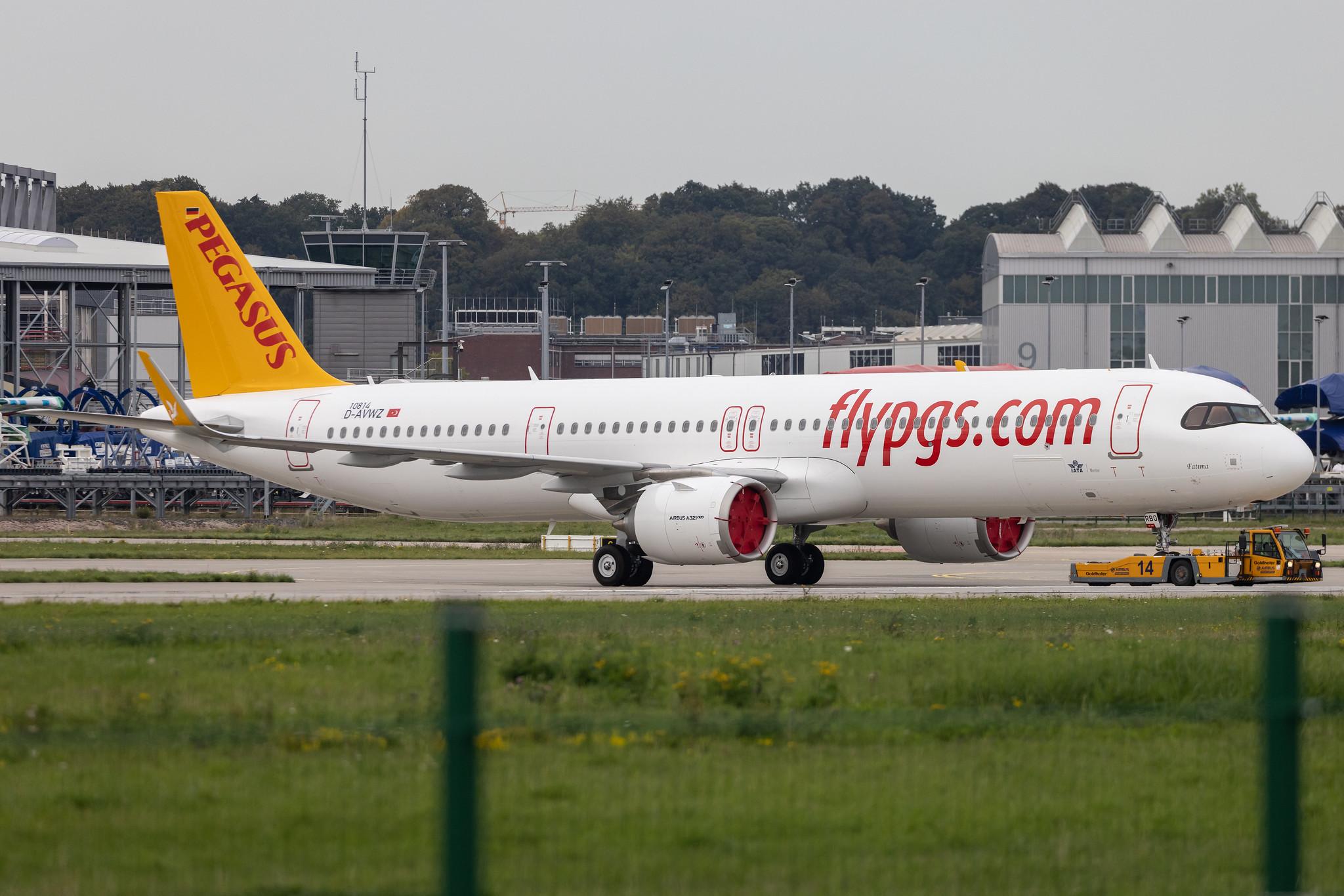 Hamburg Finkenwerder: Pegasus (PC / PGT) | Airbus A321-251NX A21N | D-AVWZ | TC-RBO | MSN 10814
