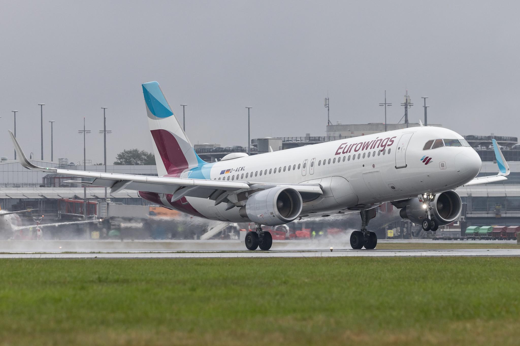 Hamburg Airport: Eurowings (EW / EWG) | Airbus A320-214 A320 | D-AEWL | MSN 7263