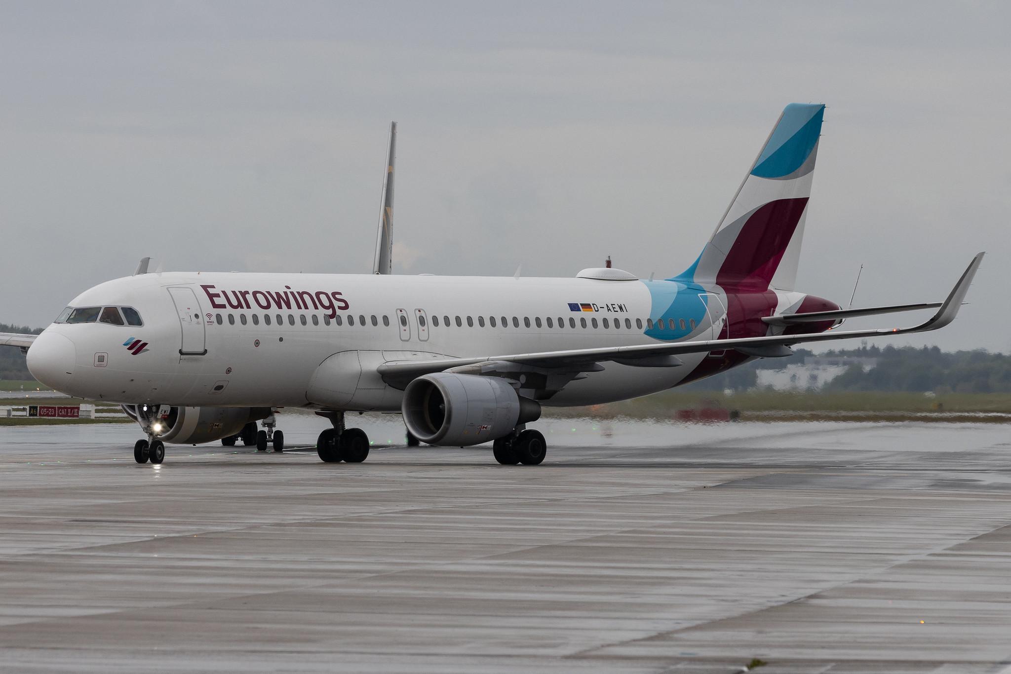 Hamburg Airport: Eurowings (EW / EWG) | Airbus A320-214 A320 | D-AEWI | MSN 7210