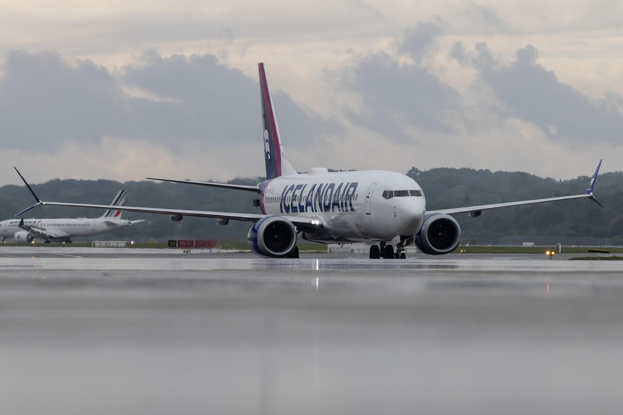 Hamburg Airport: Icelandair (FI / ICE) | Boeing 737 MAX 8 B38M | TF-ICU | MSN 44355