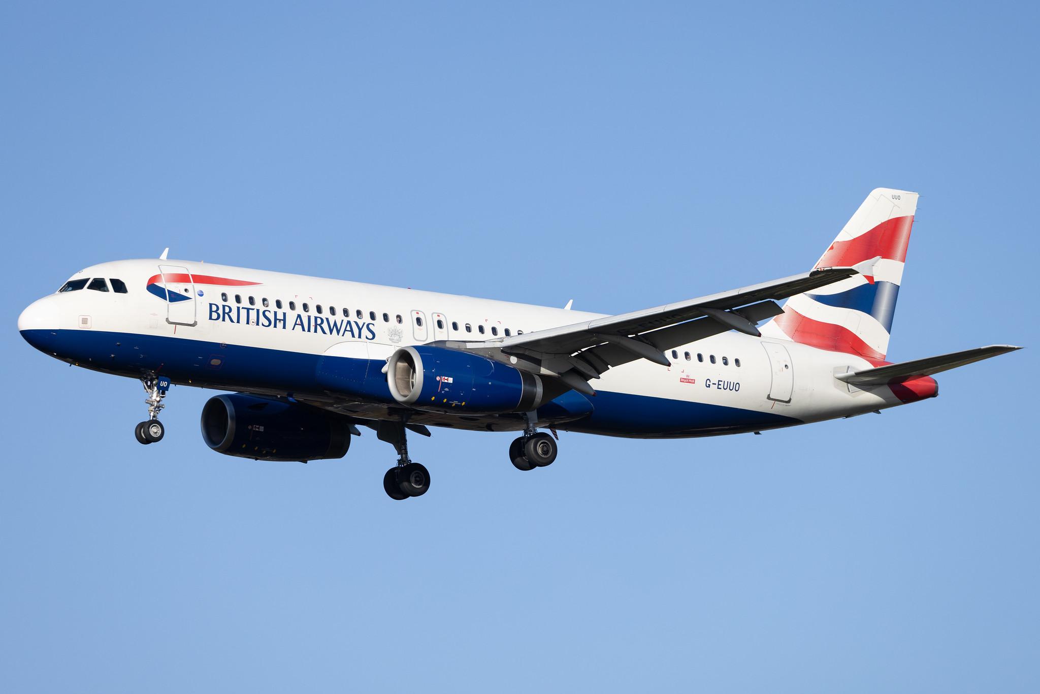 Hamburg Airport: British Airways (BA / BAW) |  Airbus A320-232 A320 | G-EUUO | MSN 1958